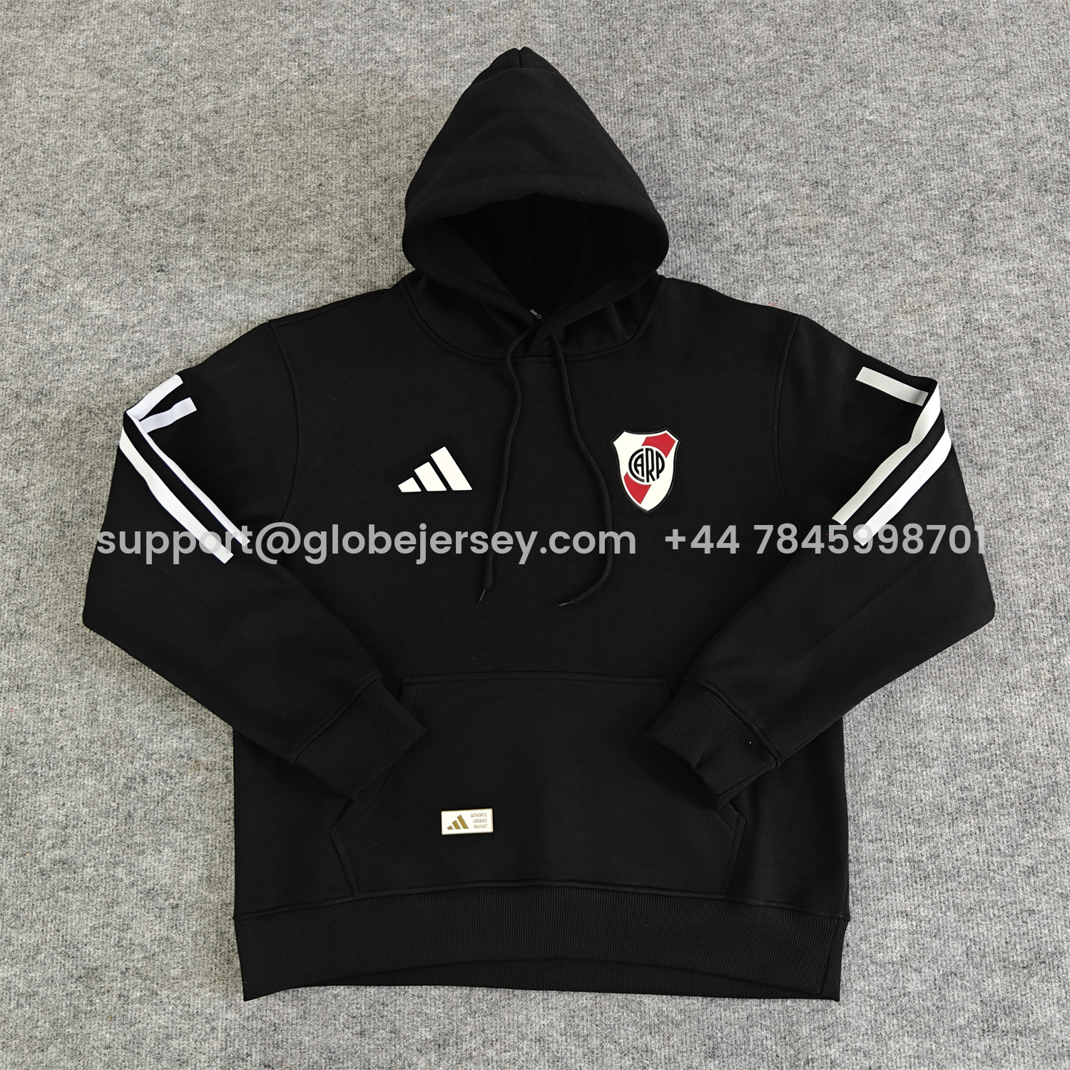 GlobeJersey-River Plate 25-26 Home Unisex Pullover Hoodie