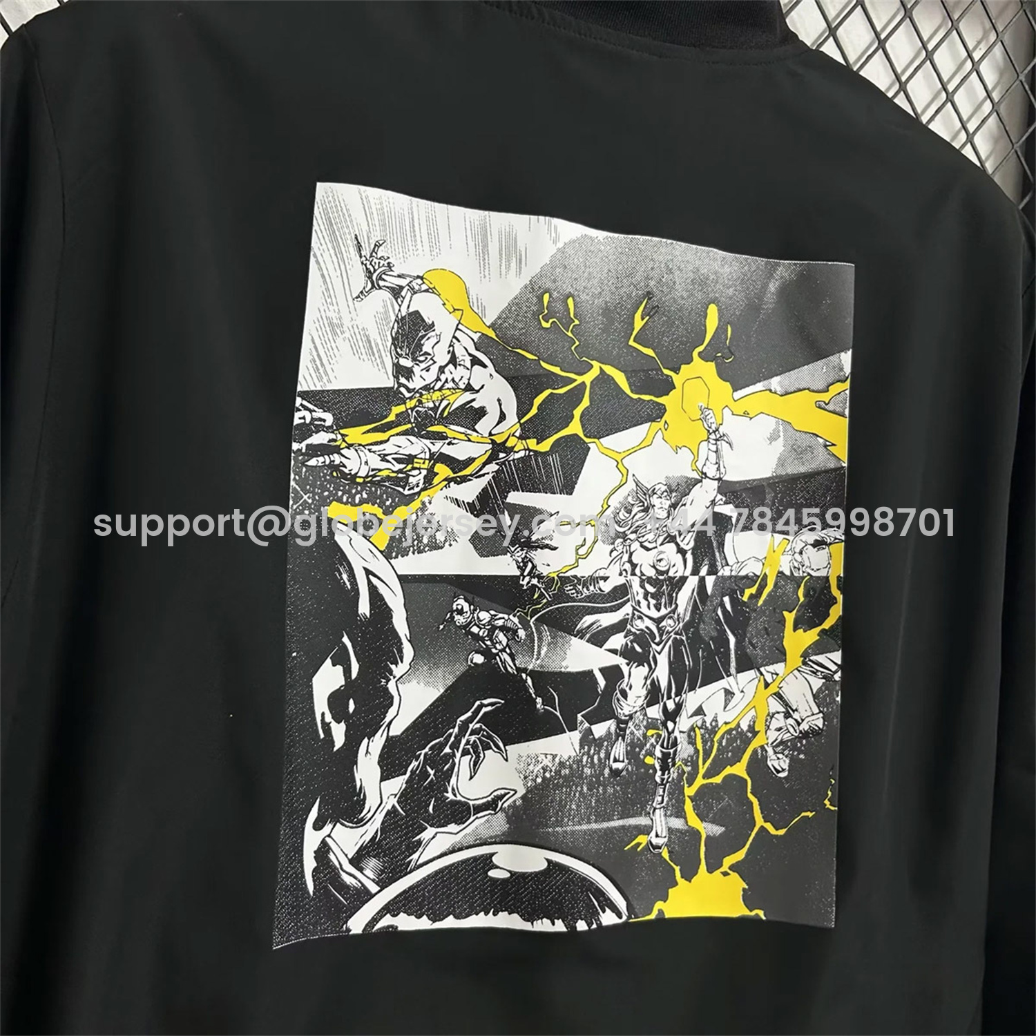 GlobeJersey-Real Madrid 25-26 Windbreaker Jacket - Black