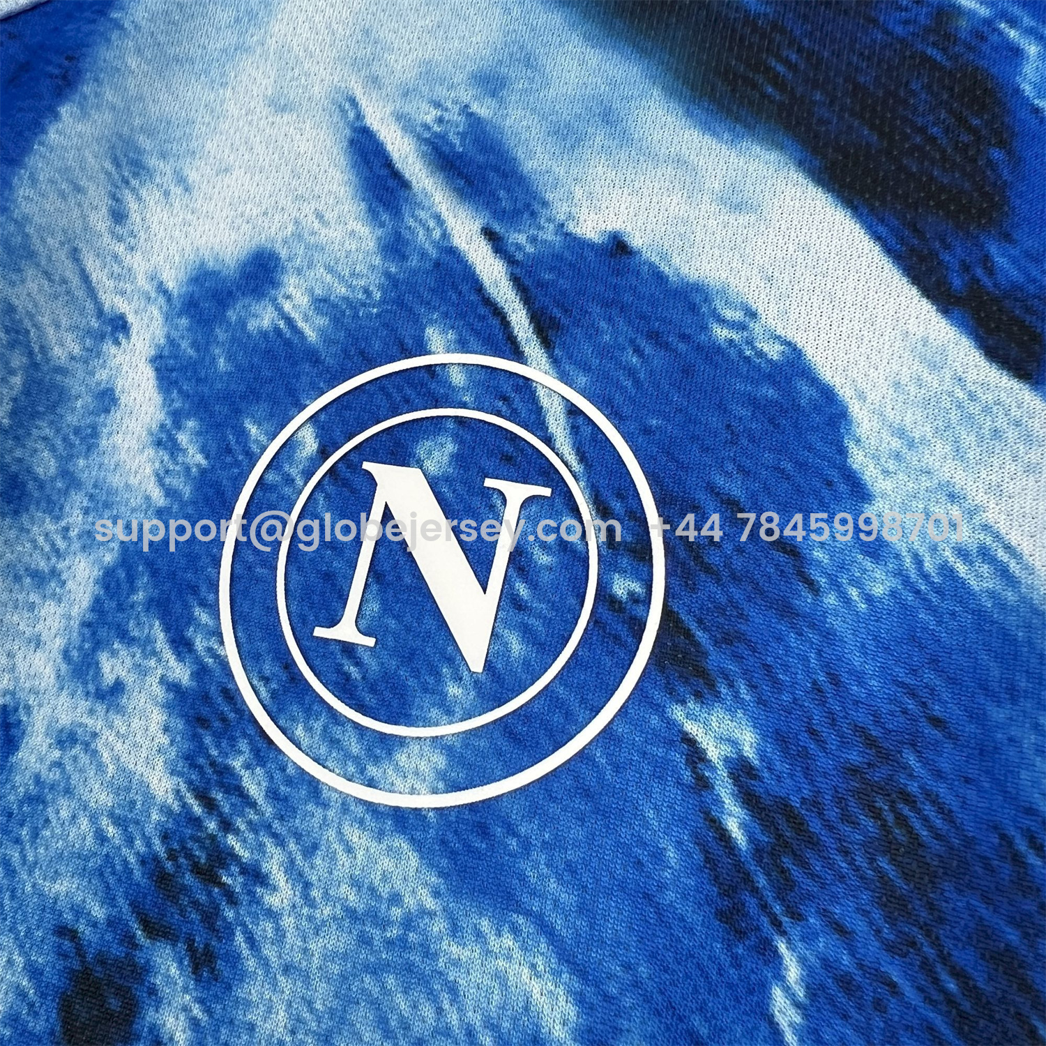 GlobeJersey-Napoli 25-26 Marechiaro Blue Special Jersey - Fans Version