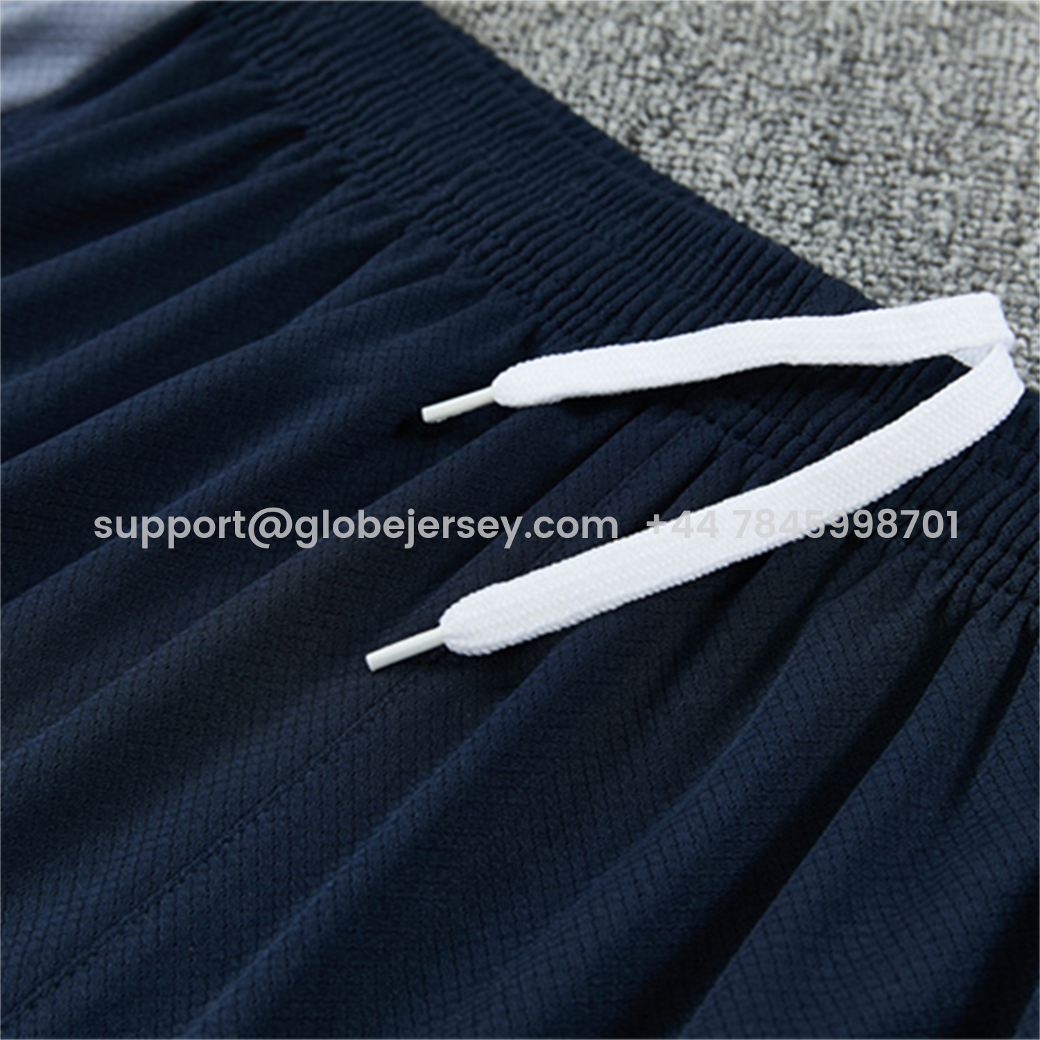 GlobeJersey-England 2026 Short-Sleeve Training Set - Dark Blue Top & Dark Blue Pants