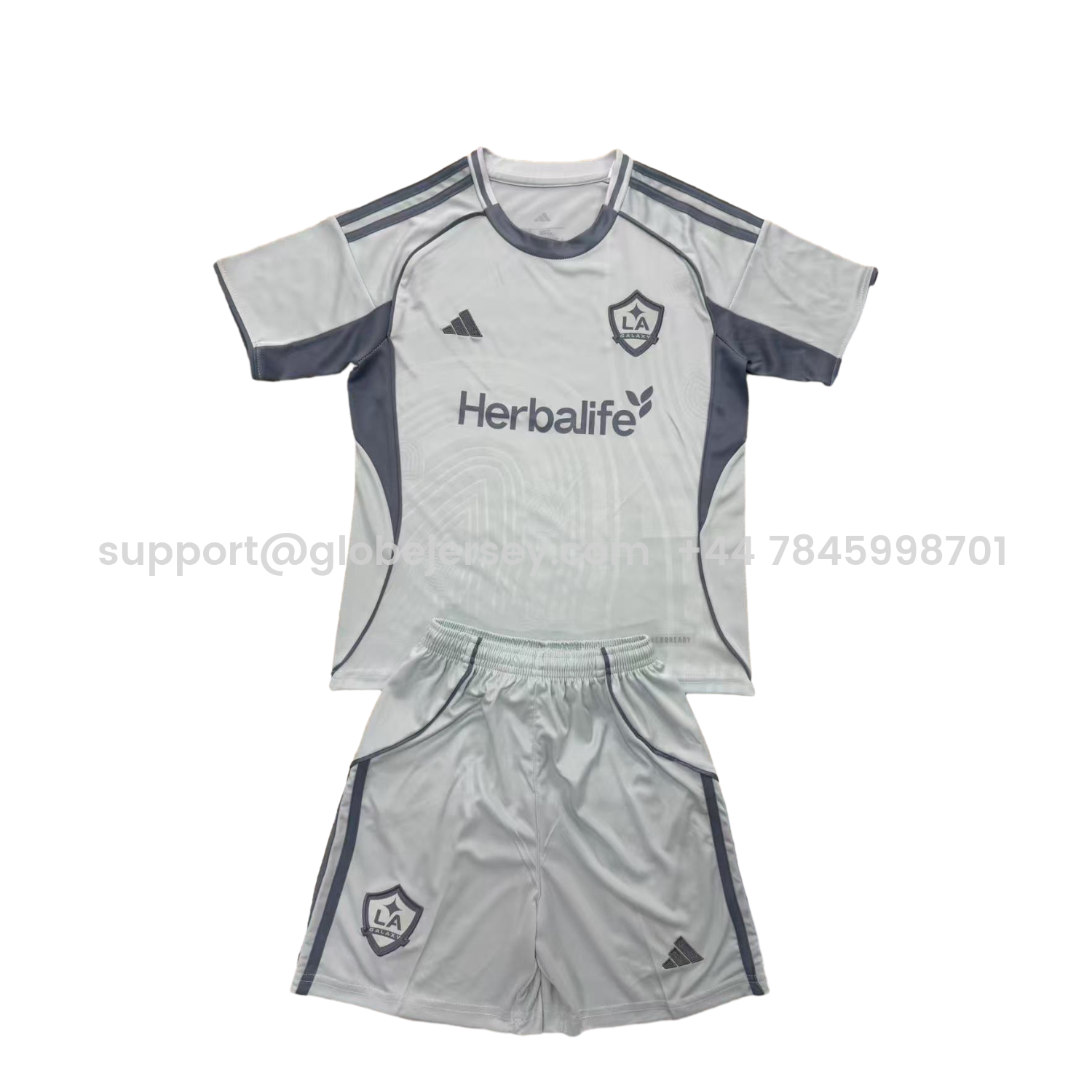 GlobeJersey-LA Galaxy 25-26 Pre-Match Training Men's Adult Jersey Set - Fans Version
