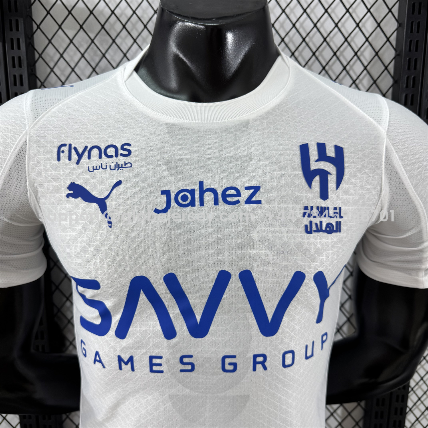 GlobeJersey-Al Hilal Riyadh Crescent 25-26 Away Jersey With Chest Sponsor - Player Version