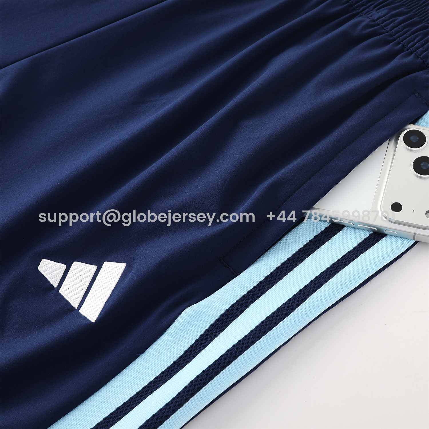 GlobeJersey-Argentina 2026 Hooded Windbreaker Training Set - Dark Blue Top & Pants