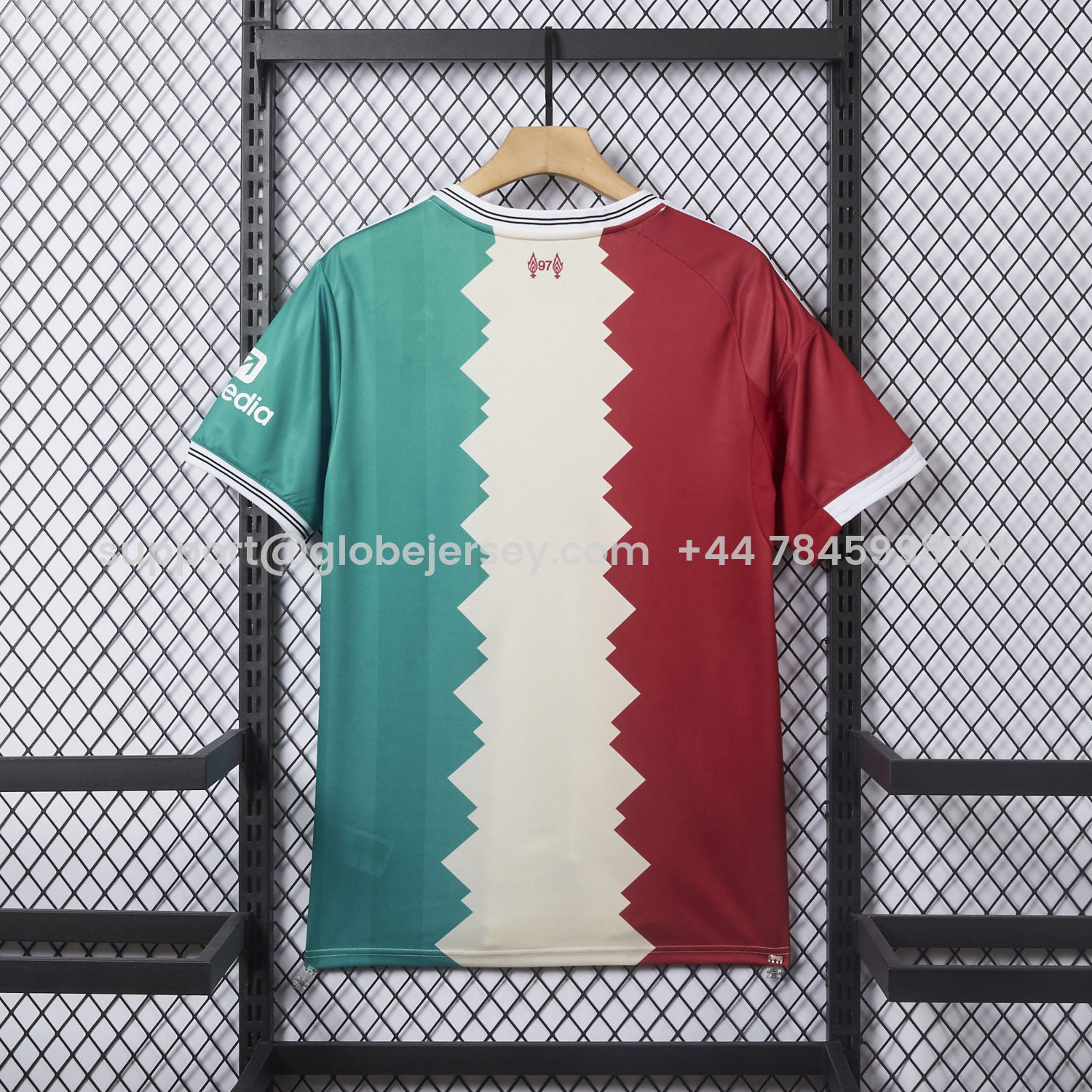 GlobeJersey-Liver.pool 25-26 Tricolor Shirt - Fans Version