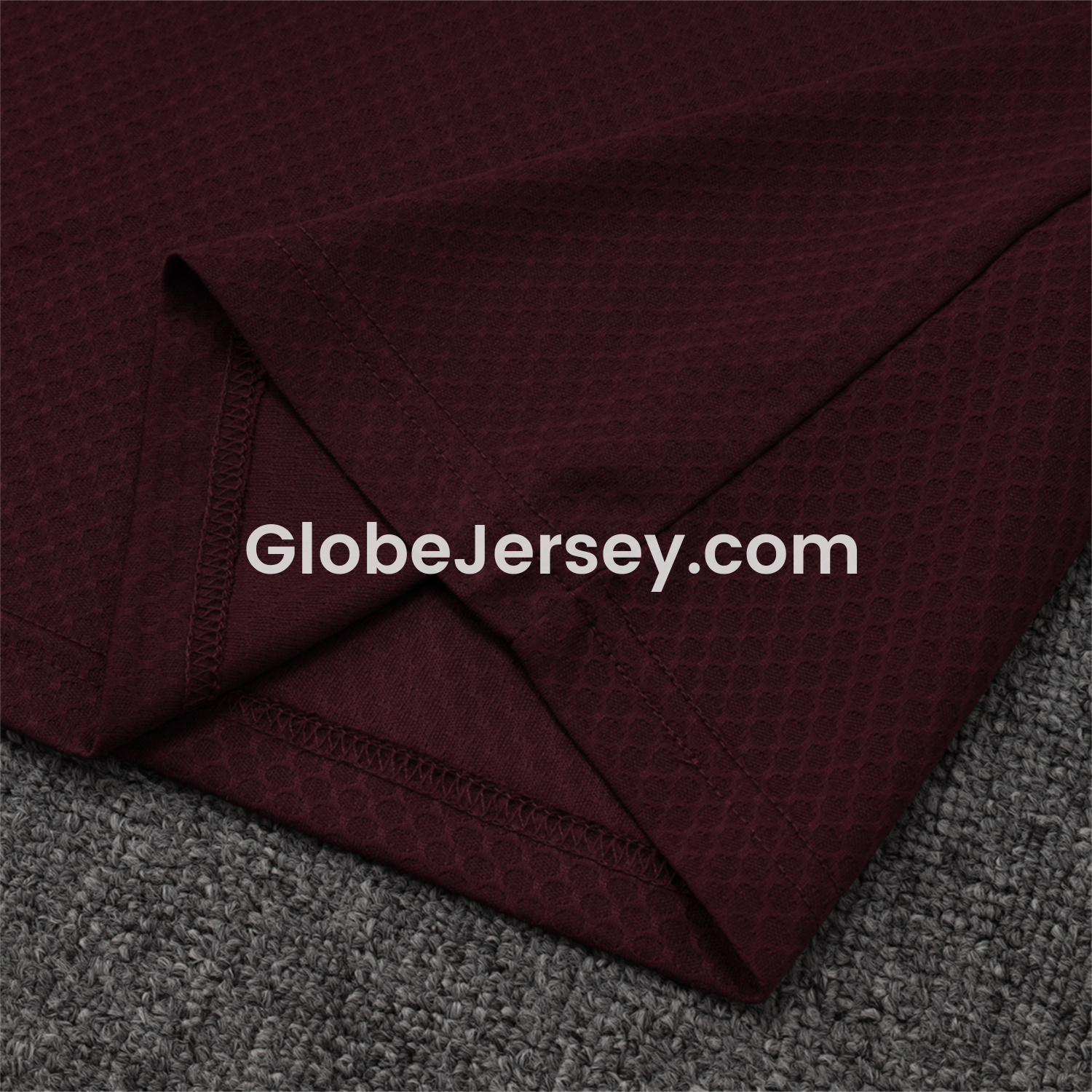 GlobeJersey-Ajax 25-26 Throwback Trefoil Short-Sleeve Training Set - Deep Red