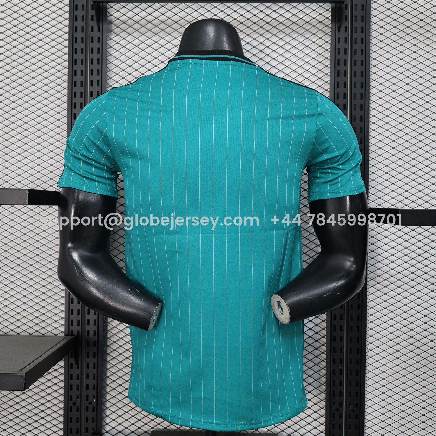 GlobeJersey-Liver.pool 25-26 Icon Range Travel Special Edition Cyan Jersey - Player Version