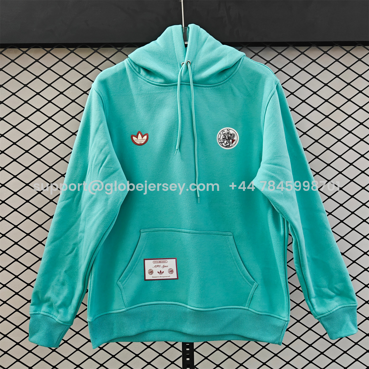 GlobeJersey-Ajax 25-26 Originals Terrace Icon Unisex Pullover Hoodie