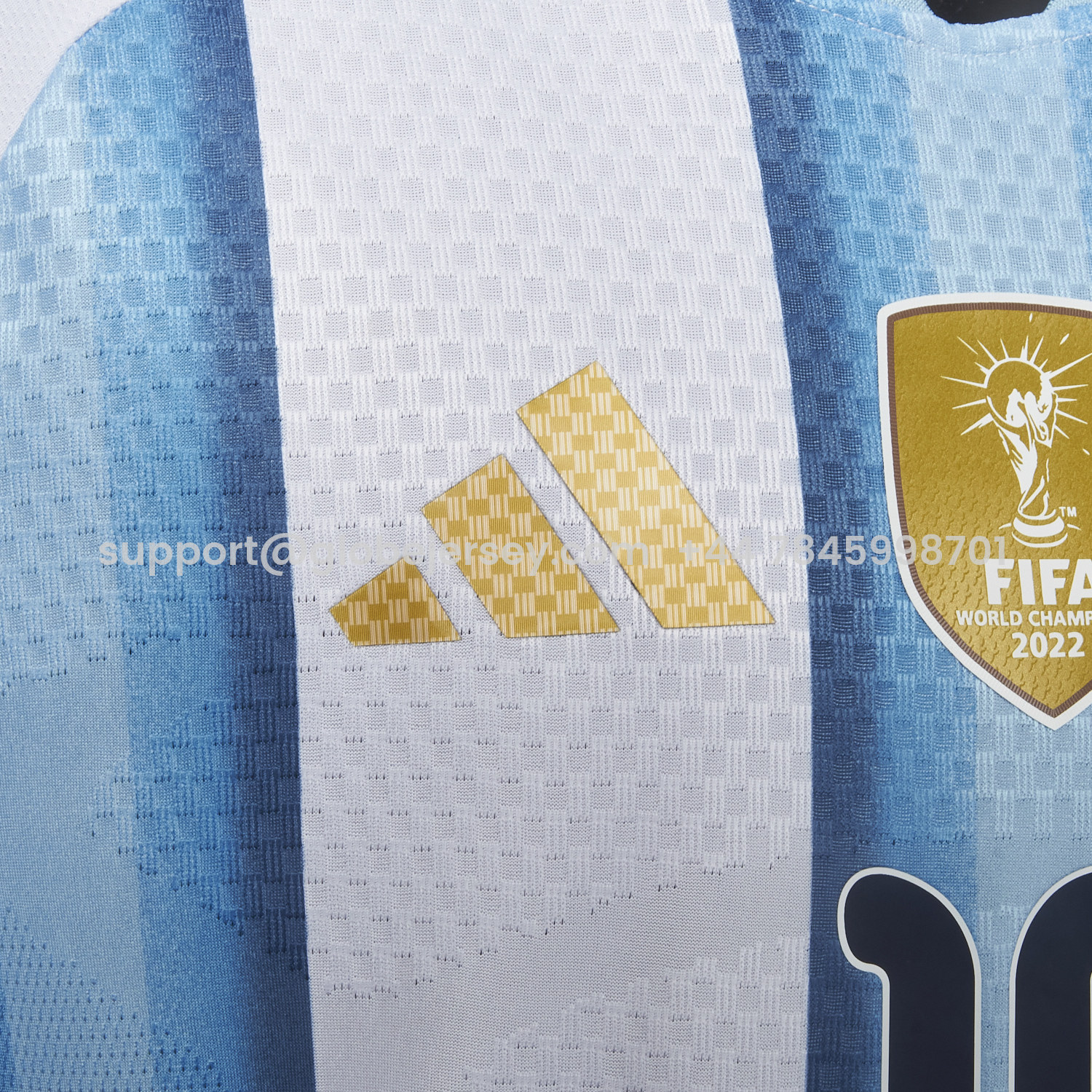 GlobeJersey-Argentina 2026 Home Blue White Jersey - Player Version