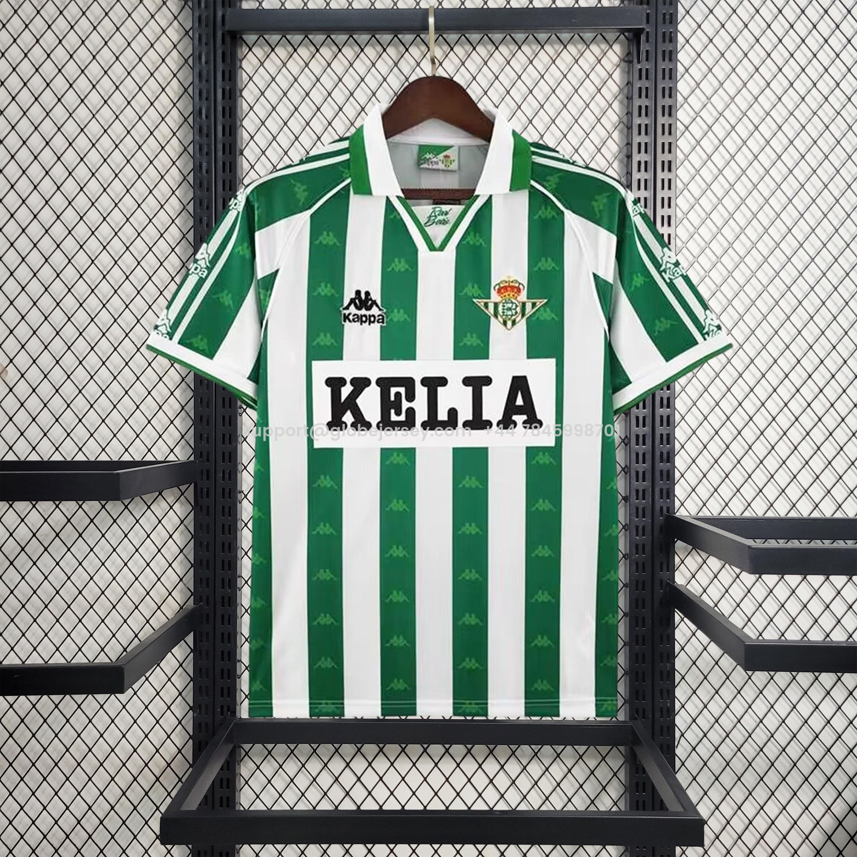 GlobeJersey-Retro Real Betis 1995-96 Home Stadium Jersey