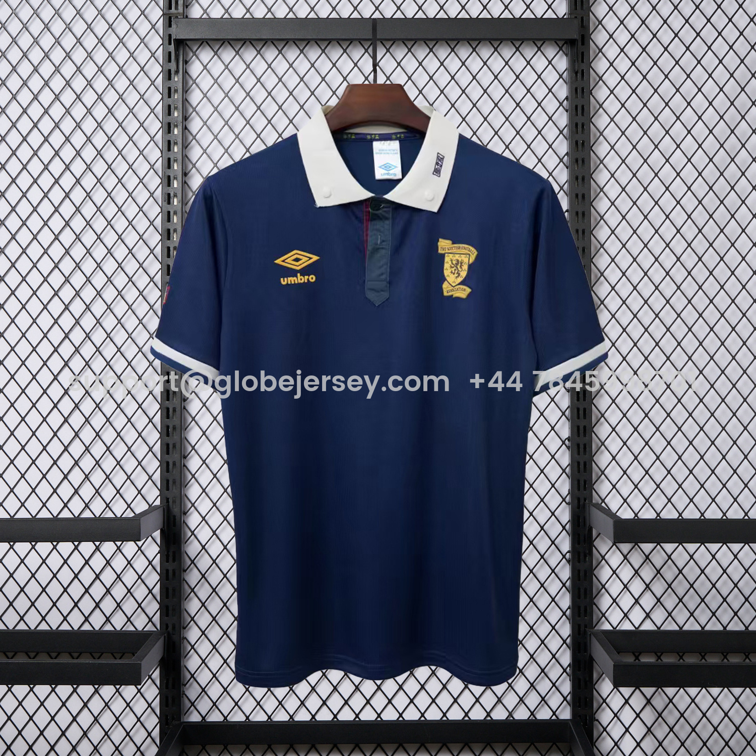 GlobeJersey-Retro S-c-o.t l.a-n.d 1988-89 Home Jersey - Fans Version