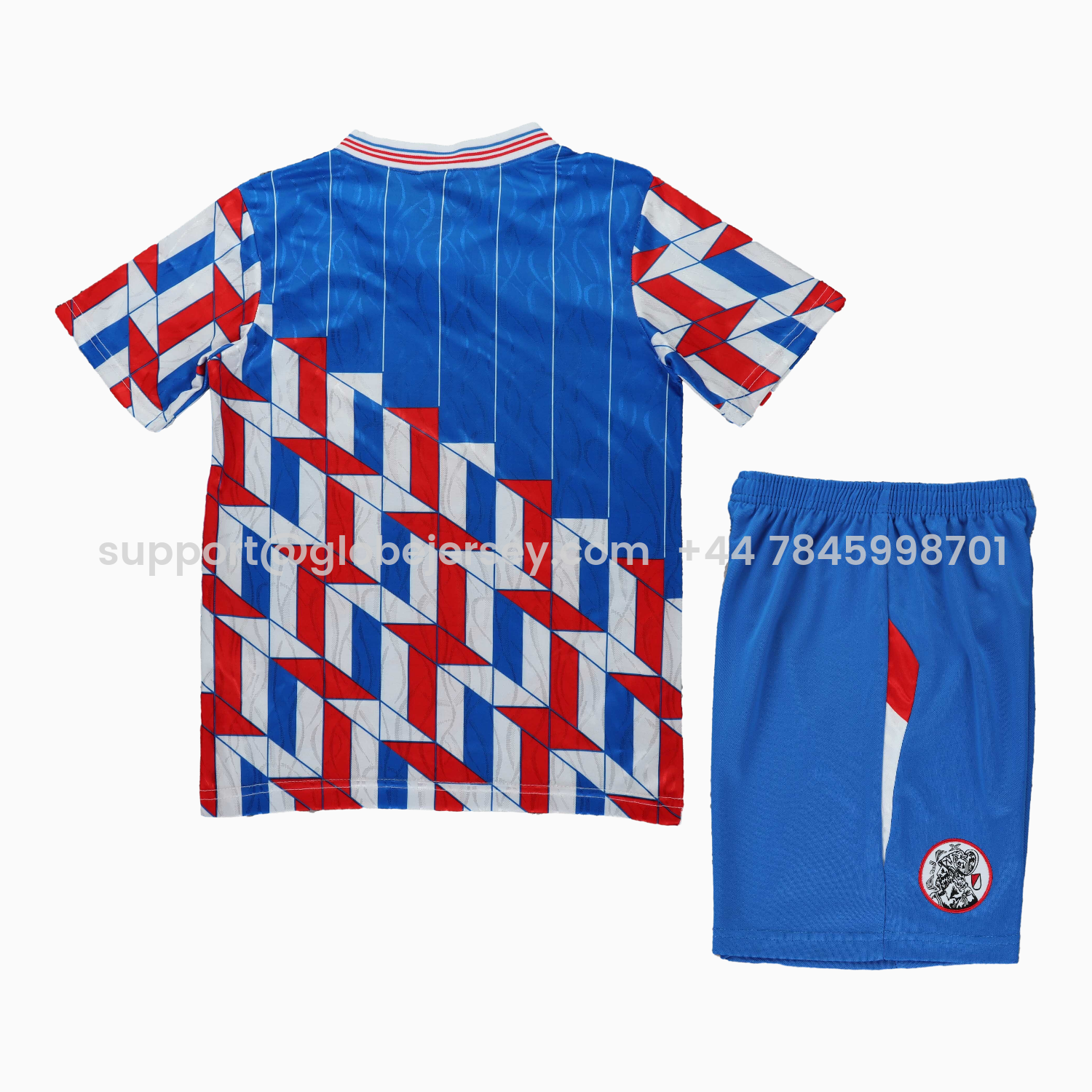 GlobeJersey-Retro Ajax 1989-90 Away Kids Kit