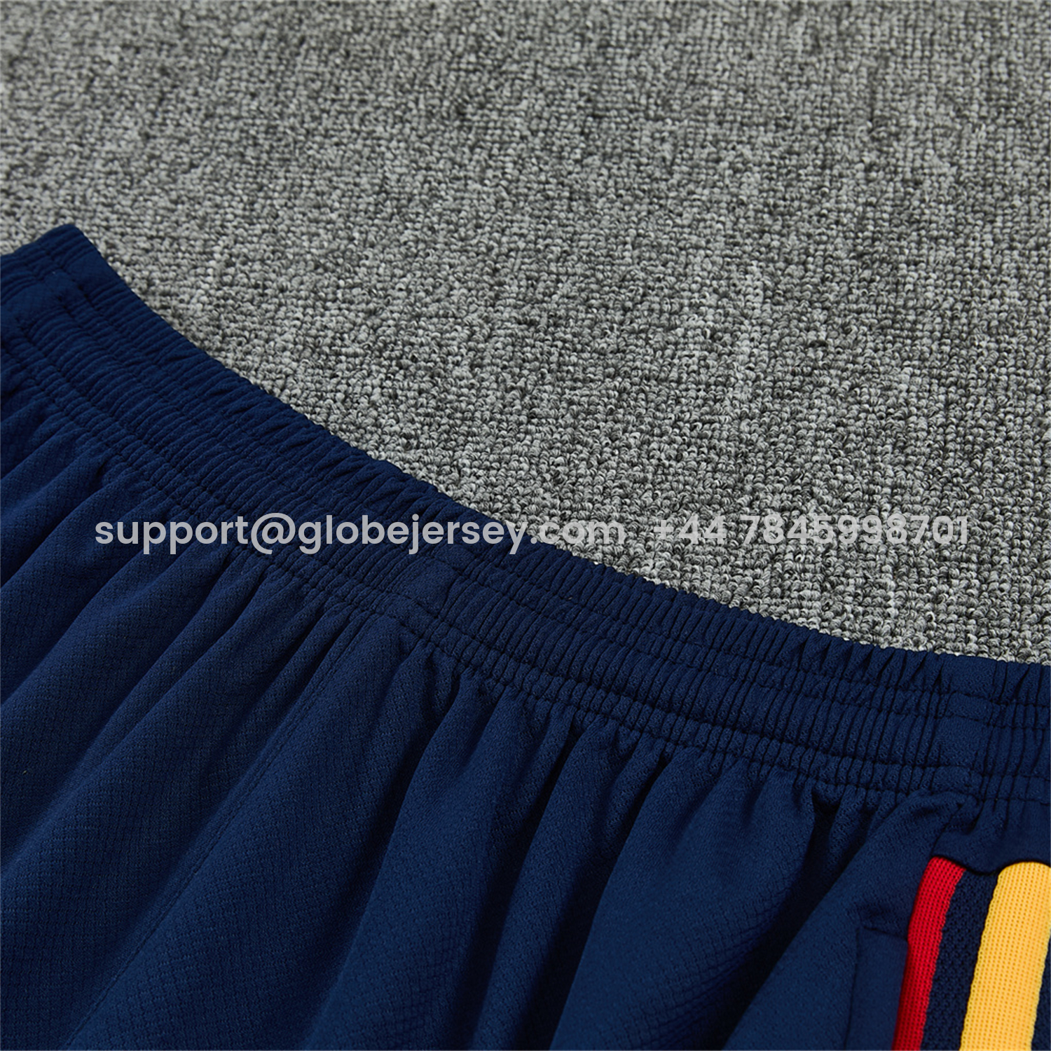 GlobeJersey-Spain 2026 Vest Training Set - Light Blue Top & Dark Blue Pants