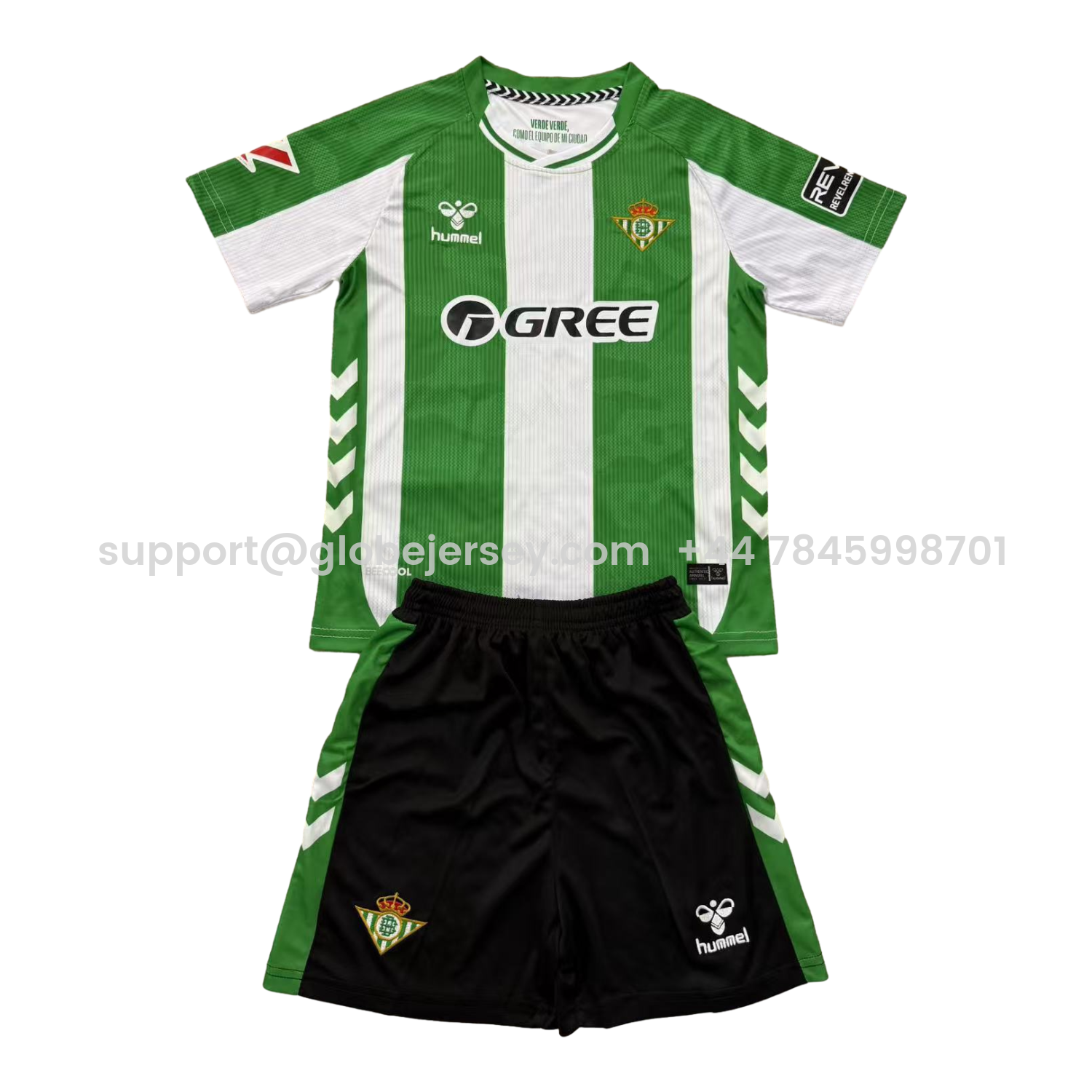 GlobeJersey-Real Betis 25-26 Home Men's Adult Jersey Set - Fans Version