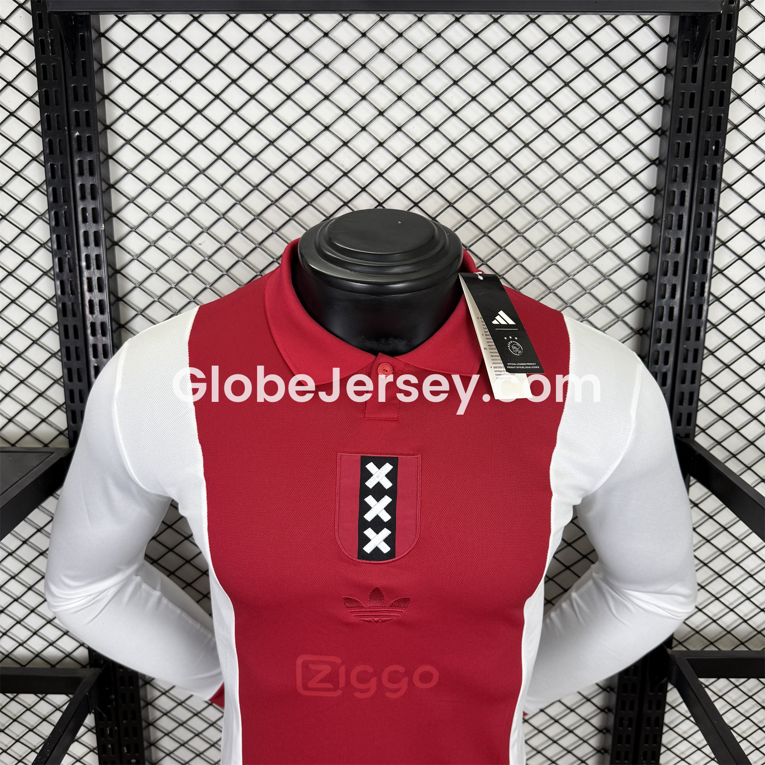 GlobeJersey-Ajax 2025 125-Year Anniversary Long Sleeves Jersey - Player Version