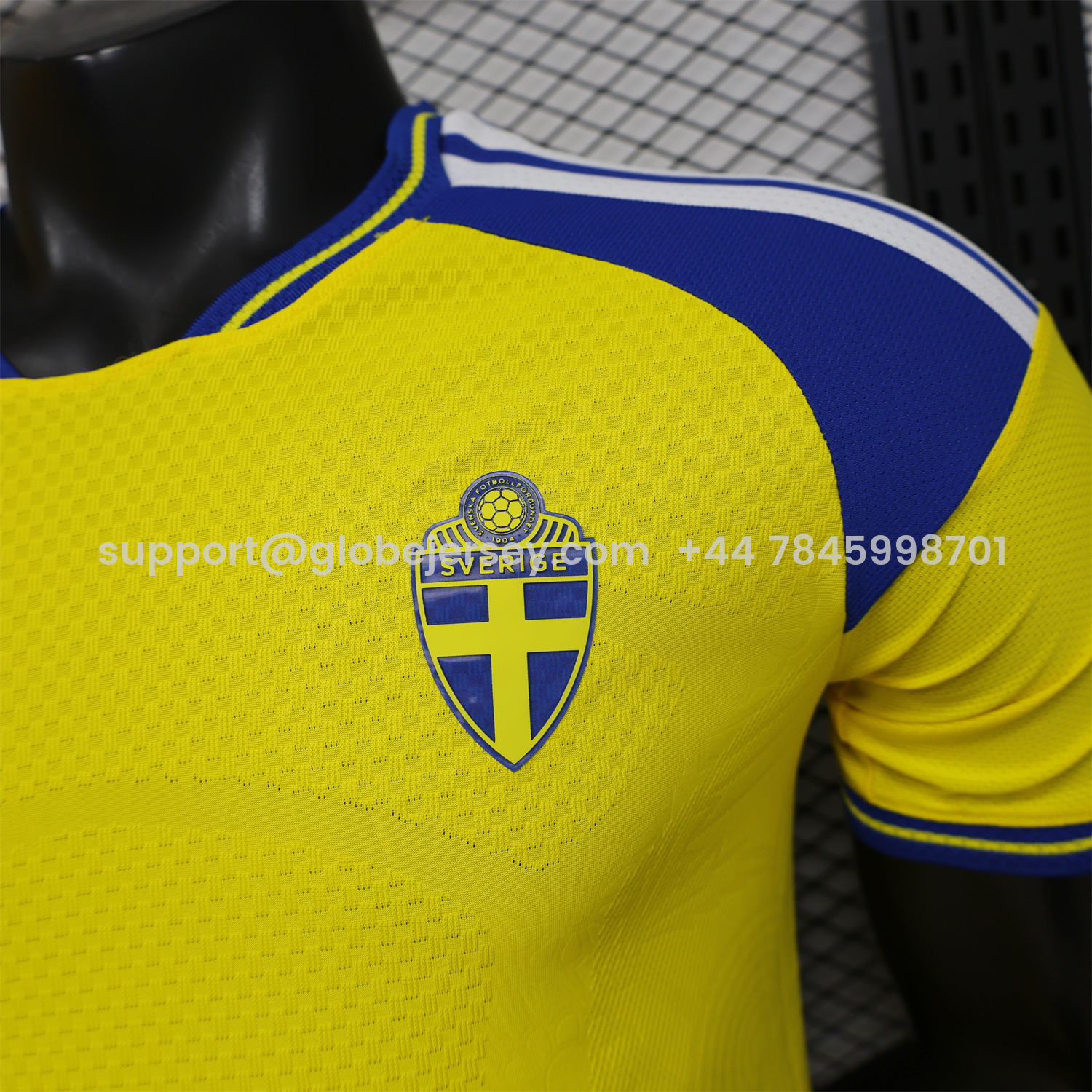 GlobeJersey-Sweden 2026 Home Jersey - Player Version