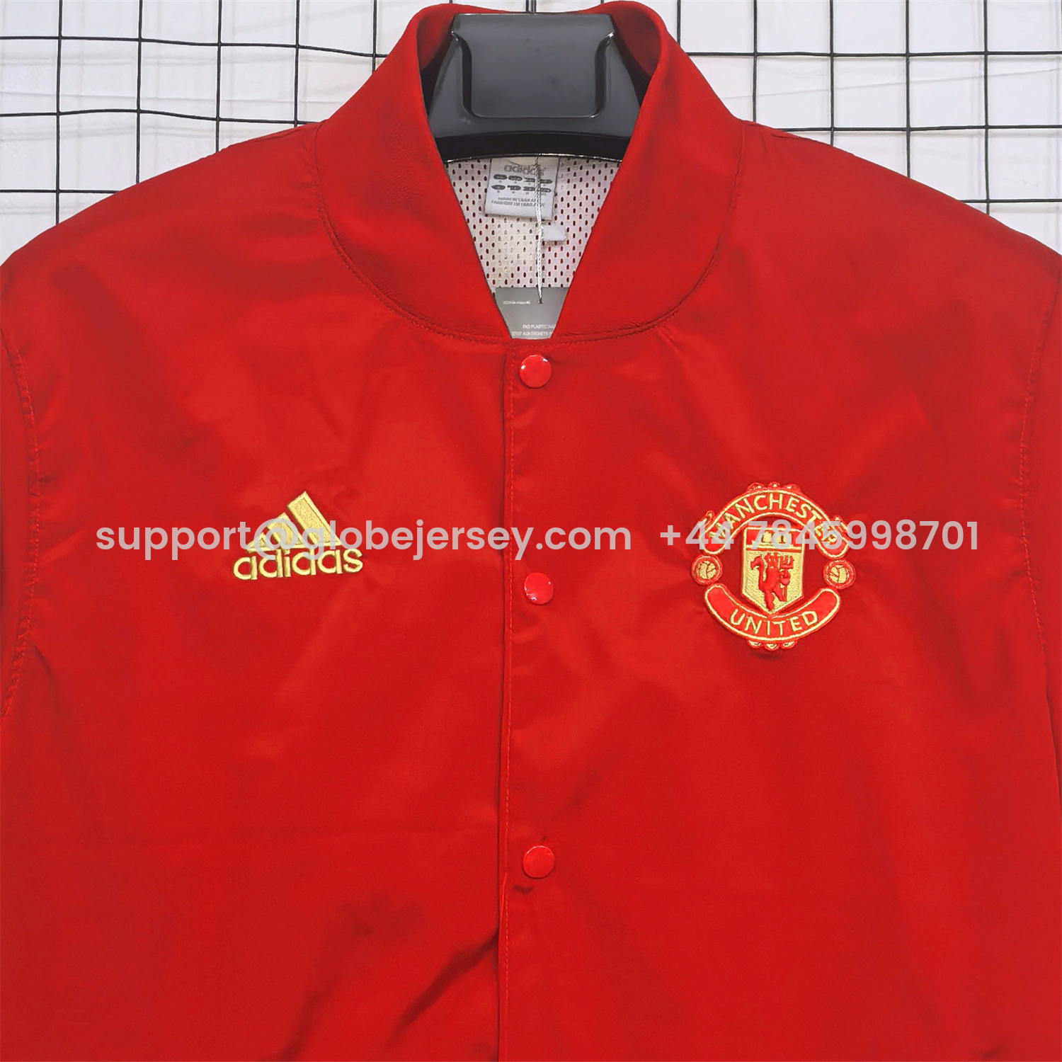 GlobeJersey-Retro Manchester United 2019-20 Red Windbreaker Jacket