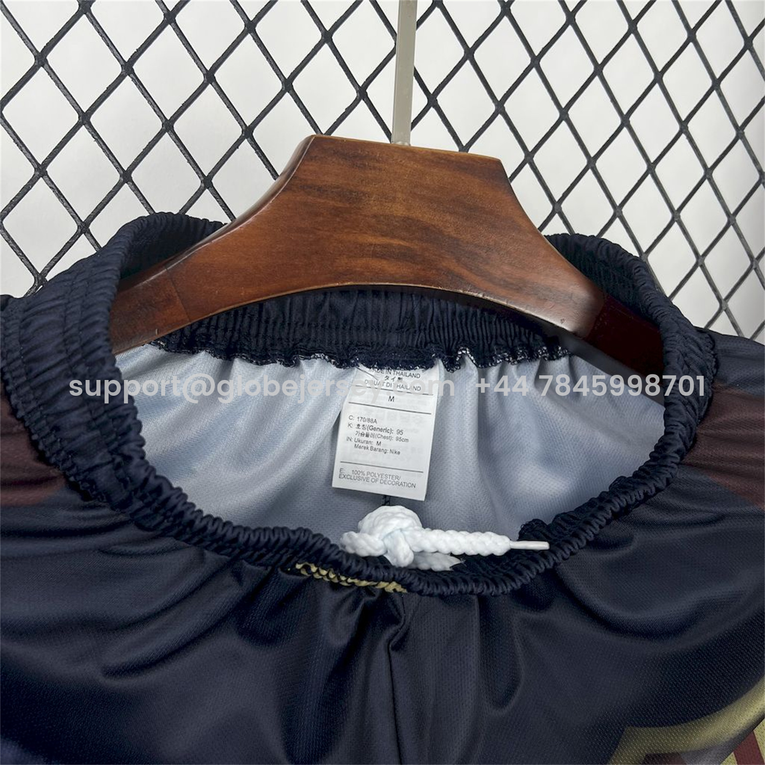 GlobeJersey-Barcelona x Travis Scott 25-26 Black Skeleton Shorts