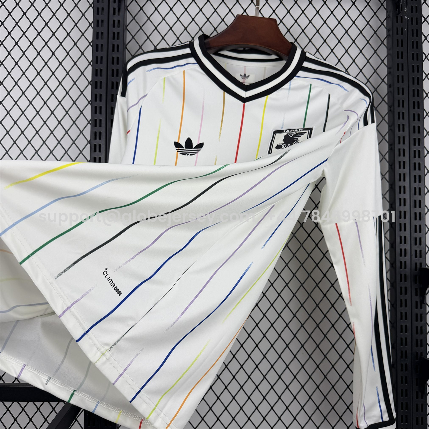 GlobeJersey-Japan 2026 Away Long Sleeves Jersey - Fans Version