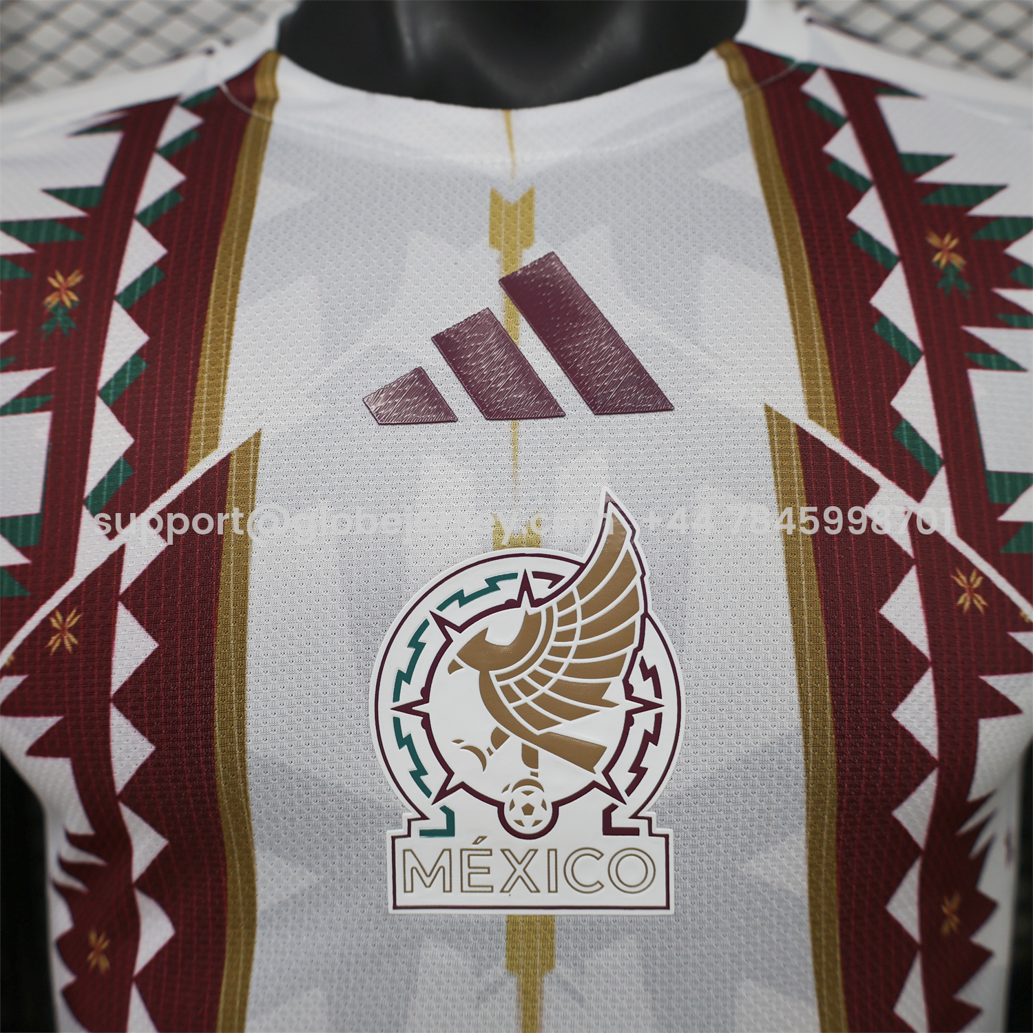 GlobeJersey-Mexico 2026 Maya Pattern Special Jersey - Player Version