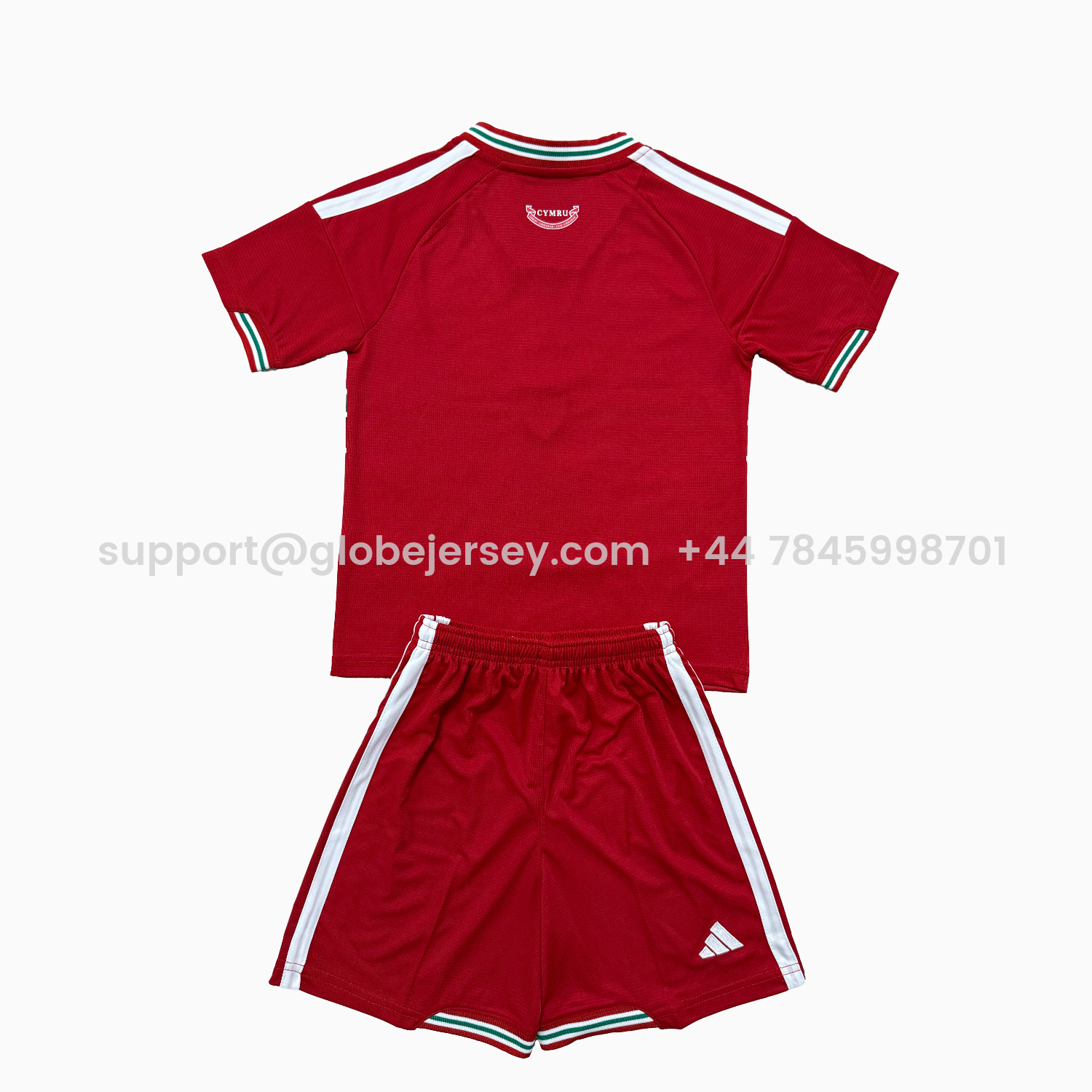 GlobeJersey-Wales 2026 Home Men's Adult Jersey Set - Fans Version