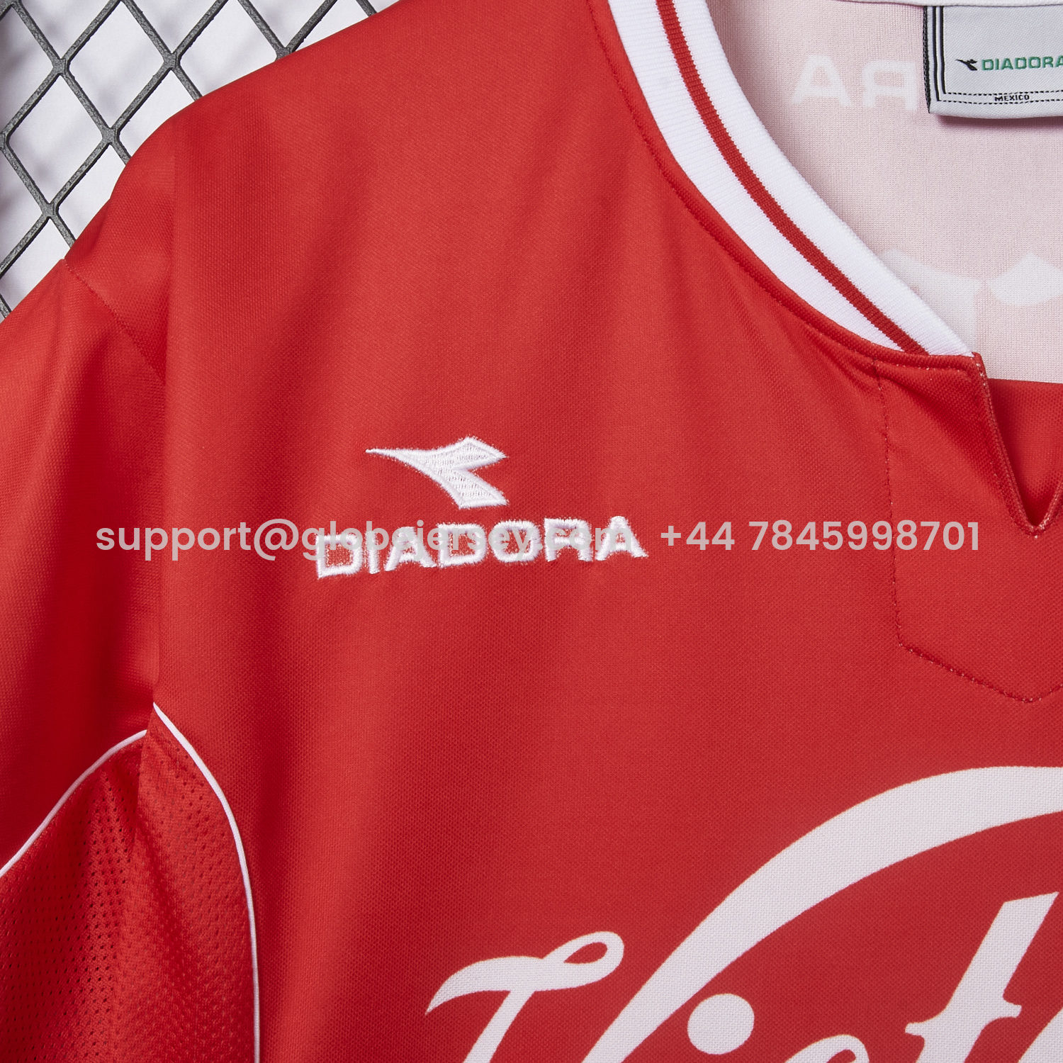 GlobeJersey-Retro Toluca 1998-99 Home Red Jersey