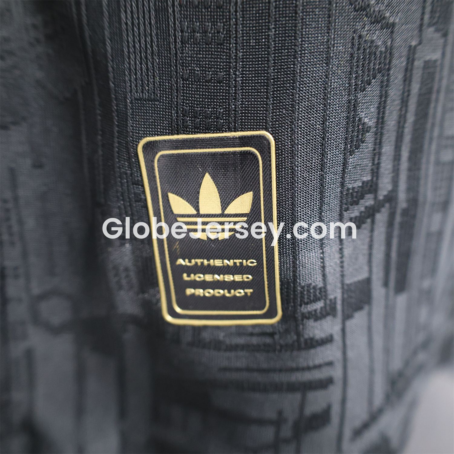 GlobeJersey-Arsenal 25-26 Black POLO Throwback Trefoil Jersey - Player Version