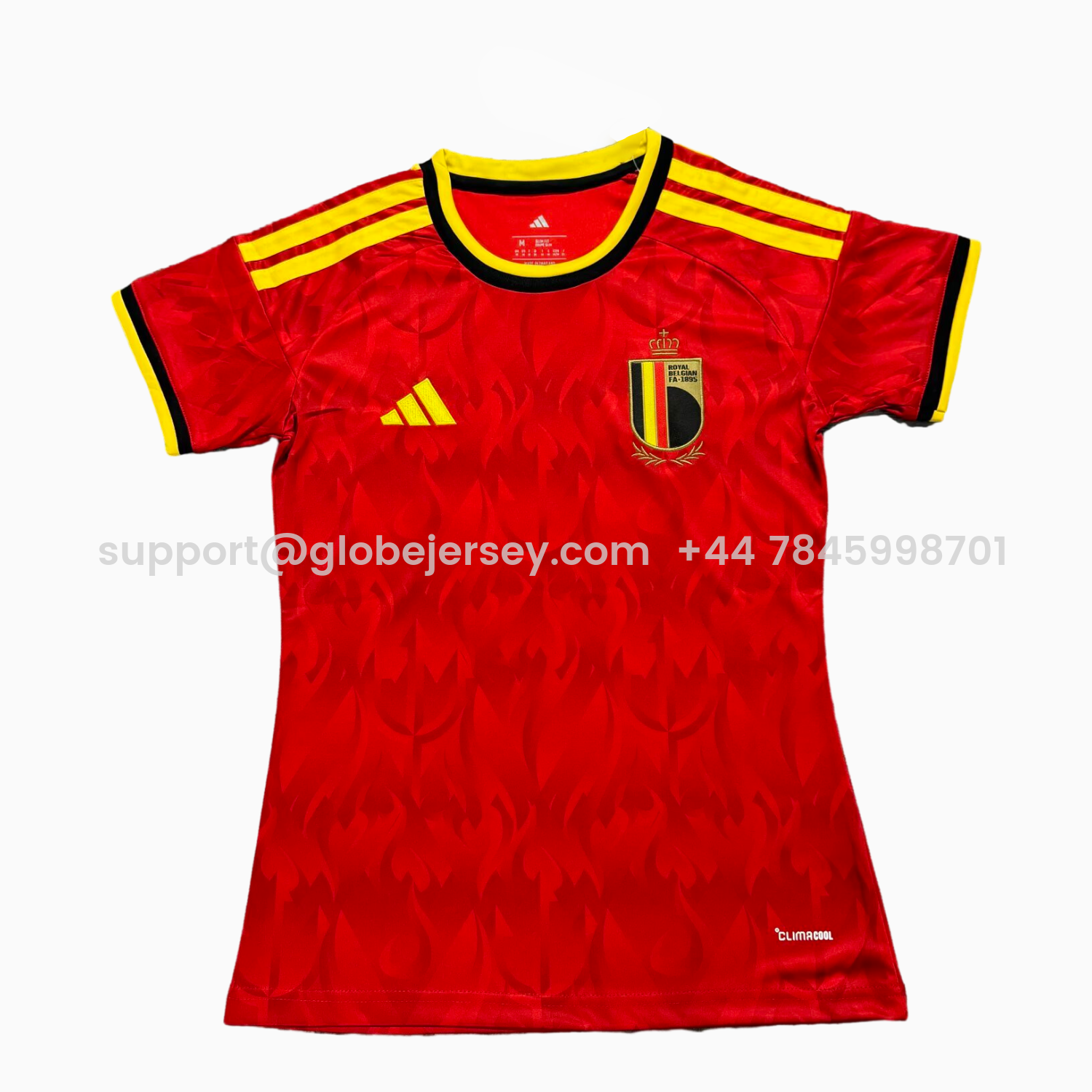 GlobeJersey-Women's Belgium 2026 Home Jersey - Fans Version