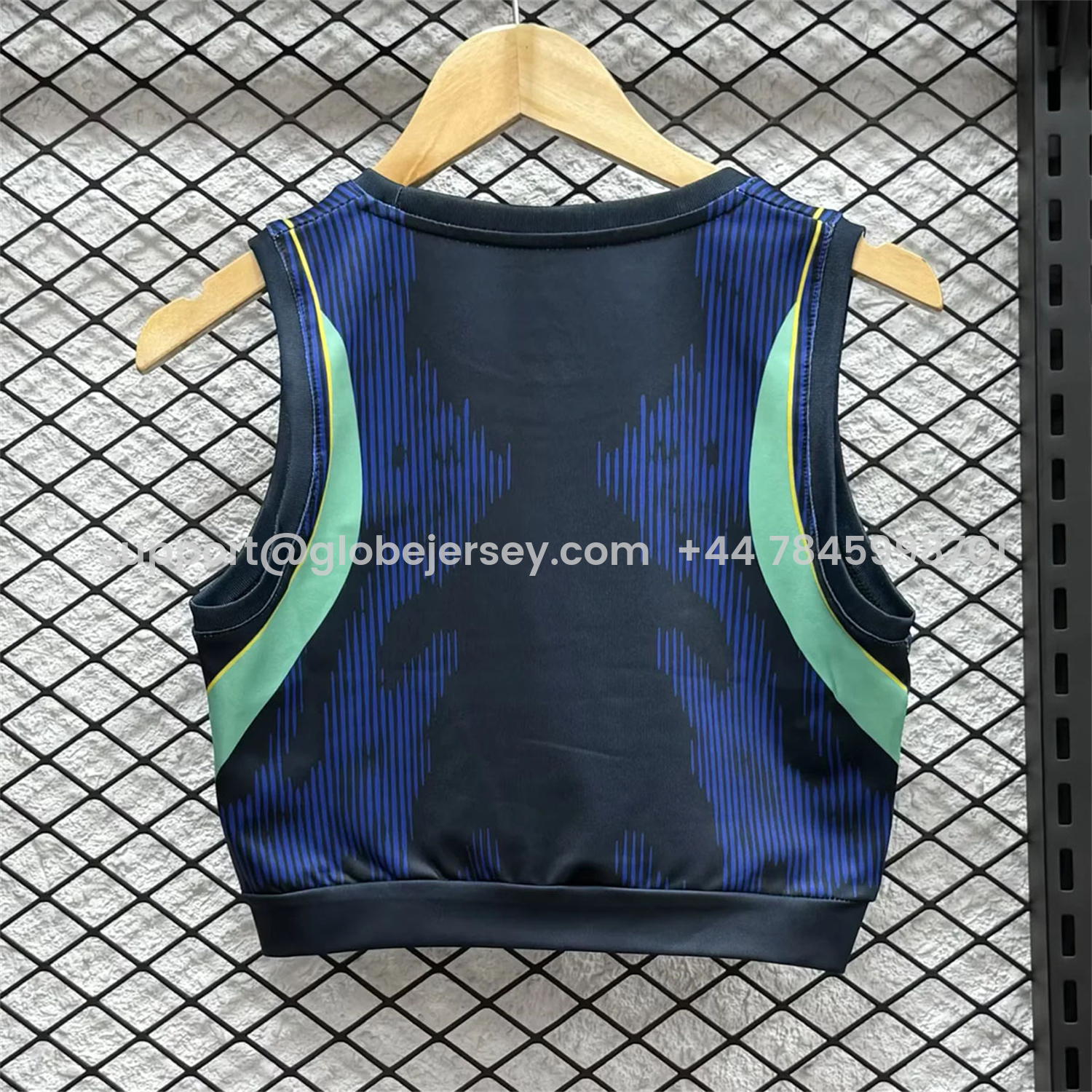 GlobeJersey-Women's Brazil 2026 Away Yoga Vest