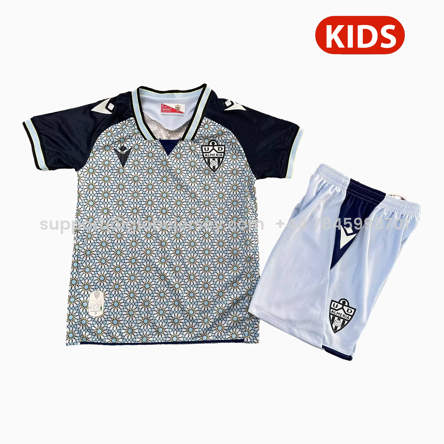 GlobeJersey-UD Almería 25-26 Away Kids Kit