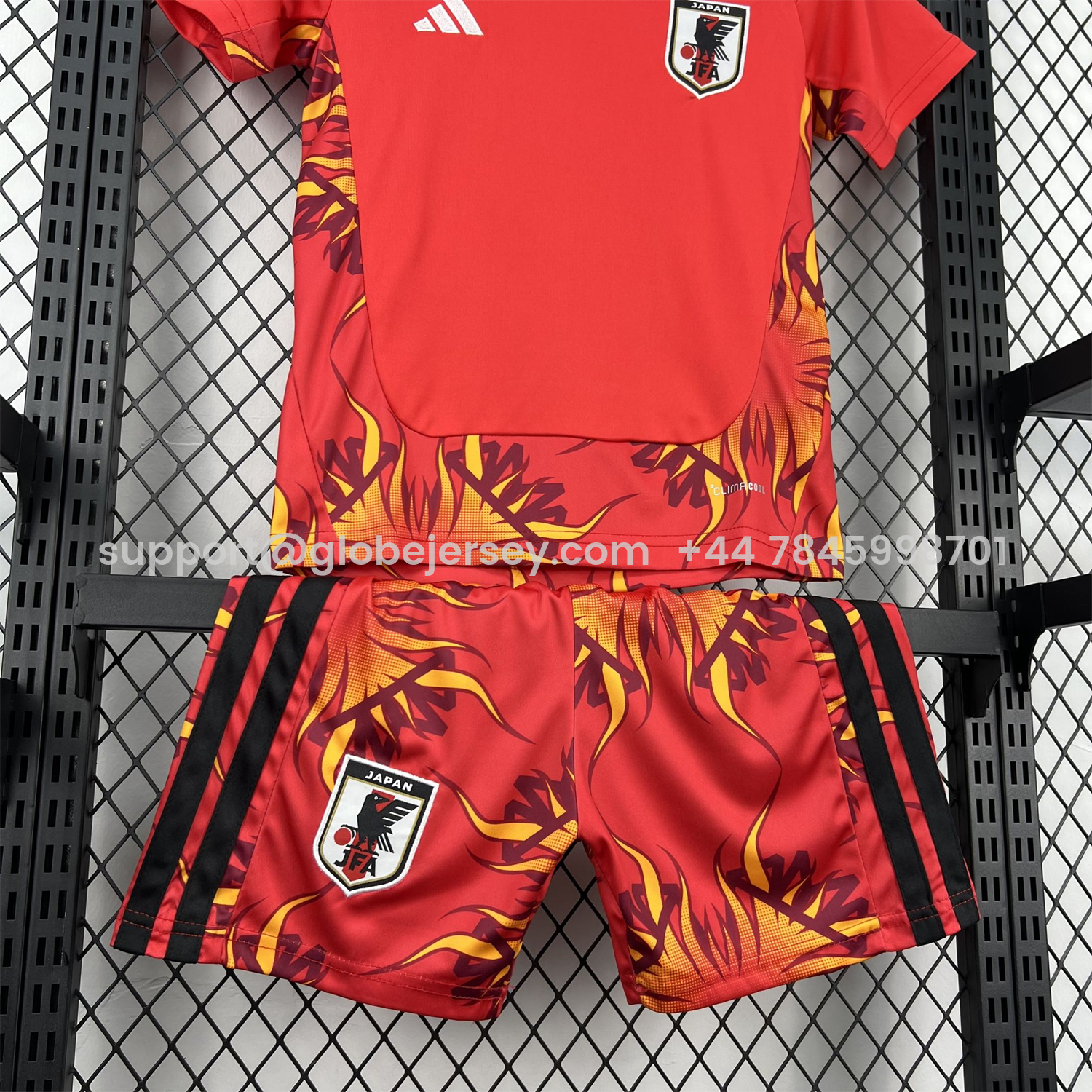 GlobeJersey-Japan 2026 Red Goalkeeper Kids Kit