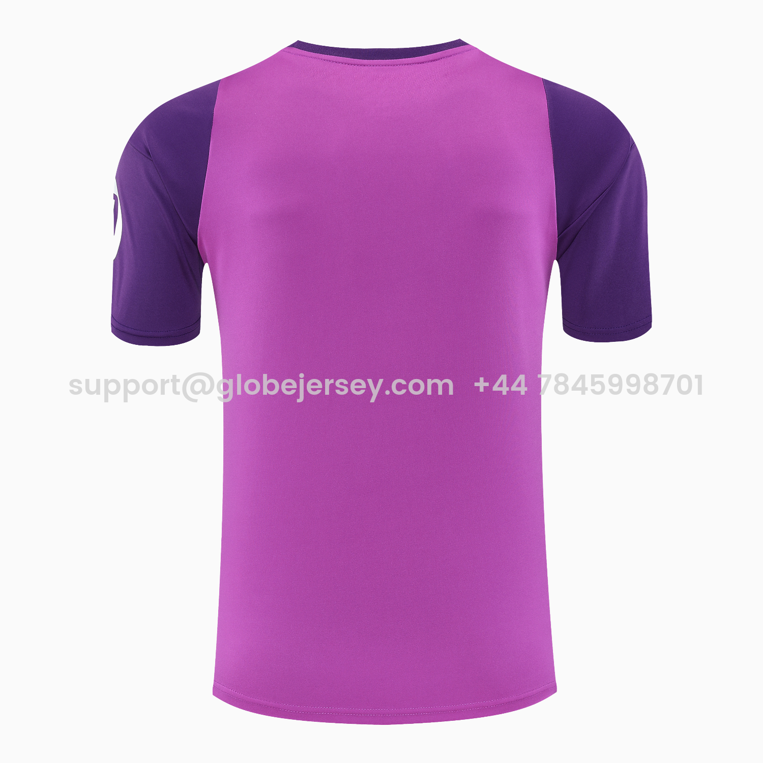 GlobeJersey-Real Madrid 25-26 Short-Sleeve Training Set - Purple Top & Purple Shorts
