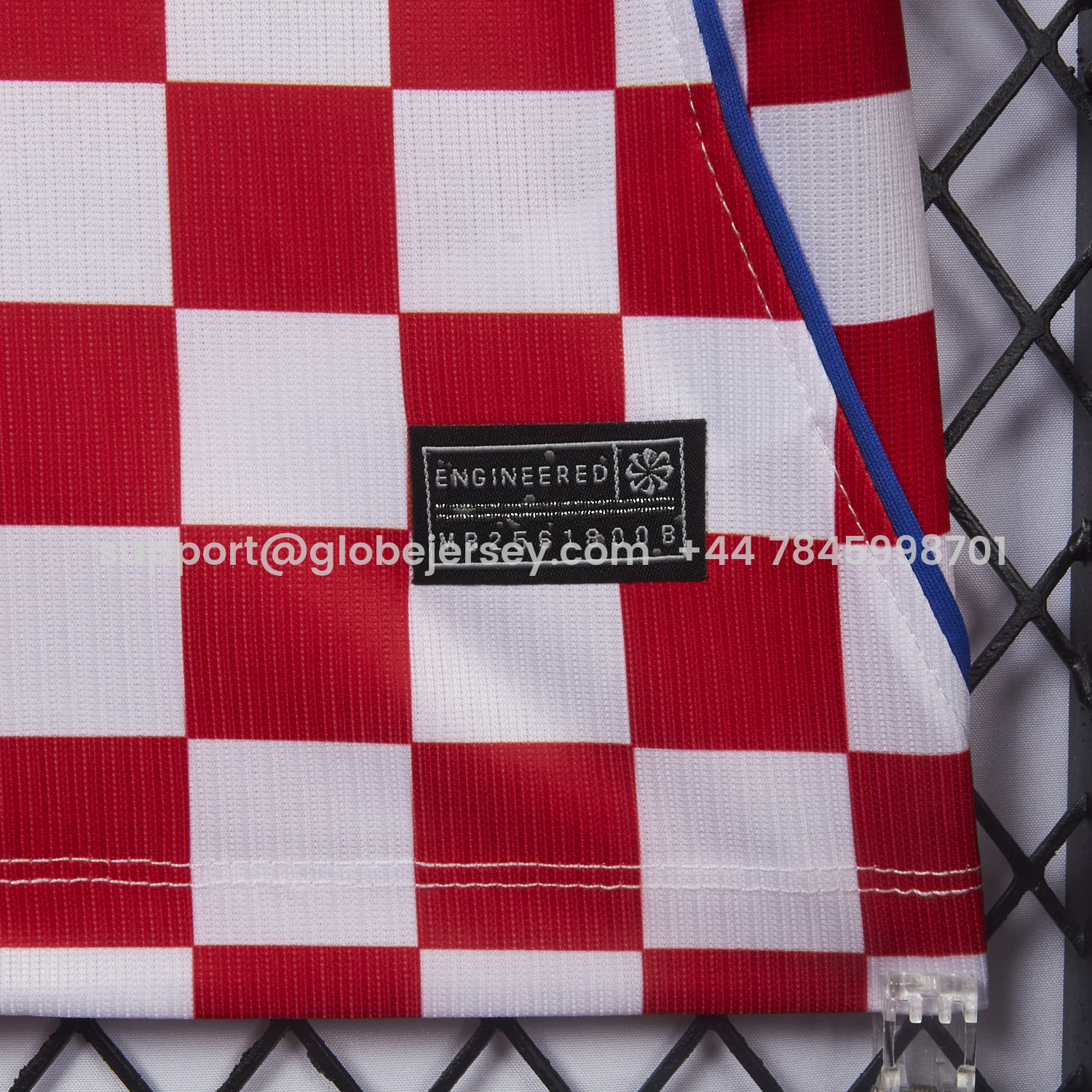 GlobeJersey-Croatia 2026 Home White And Red Jersey - Fans Version