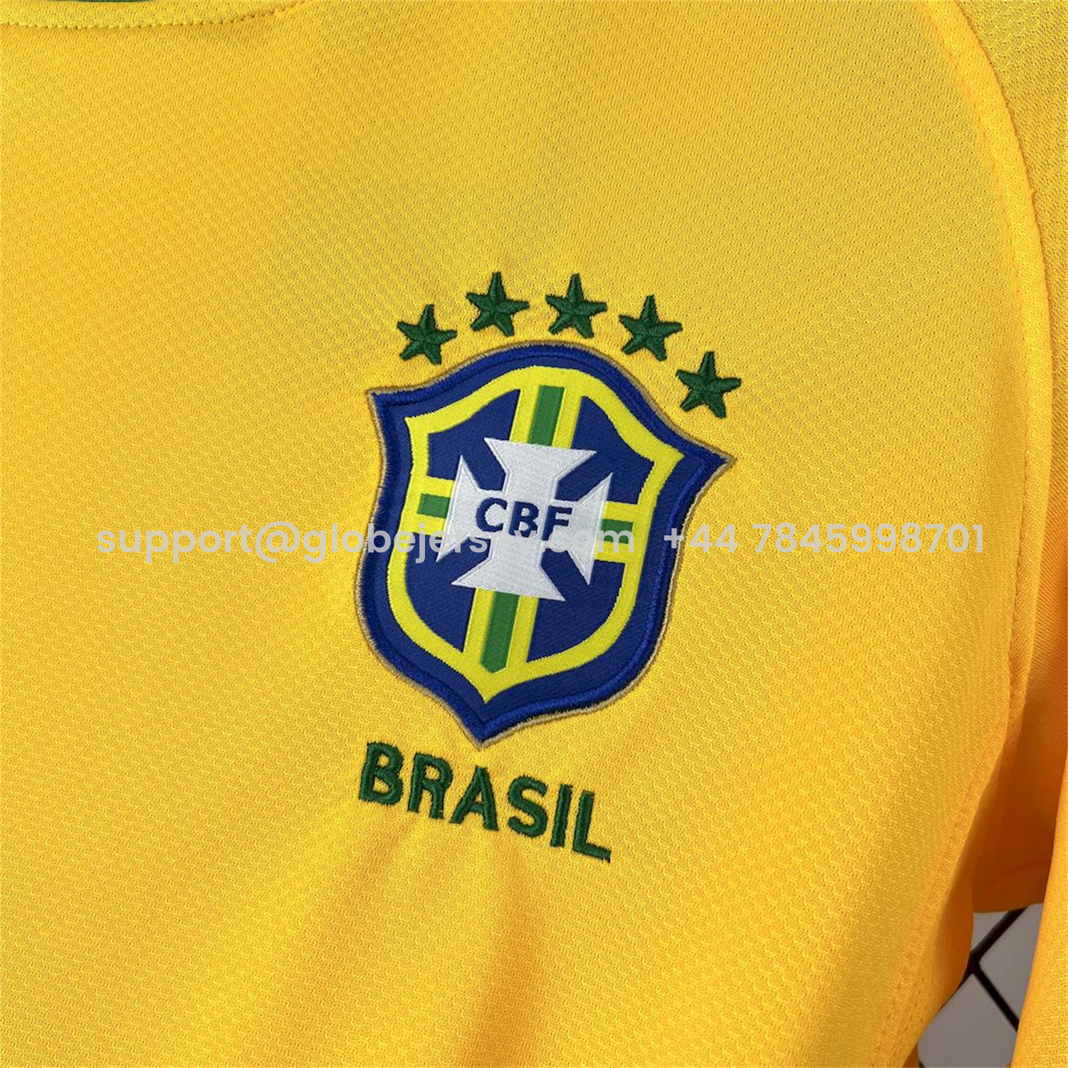 GlobeJersey-Retro Brazil 2010 Home Jersey