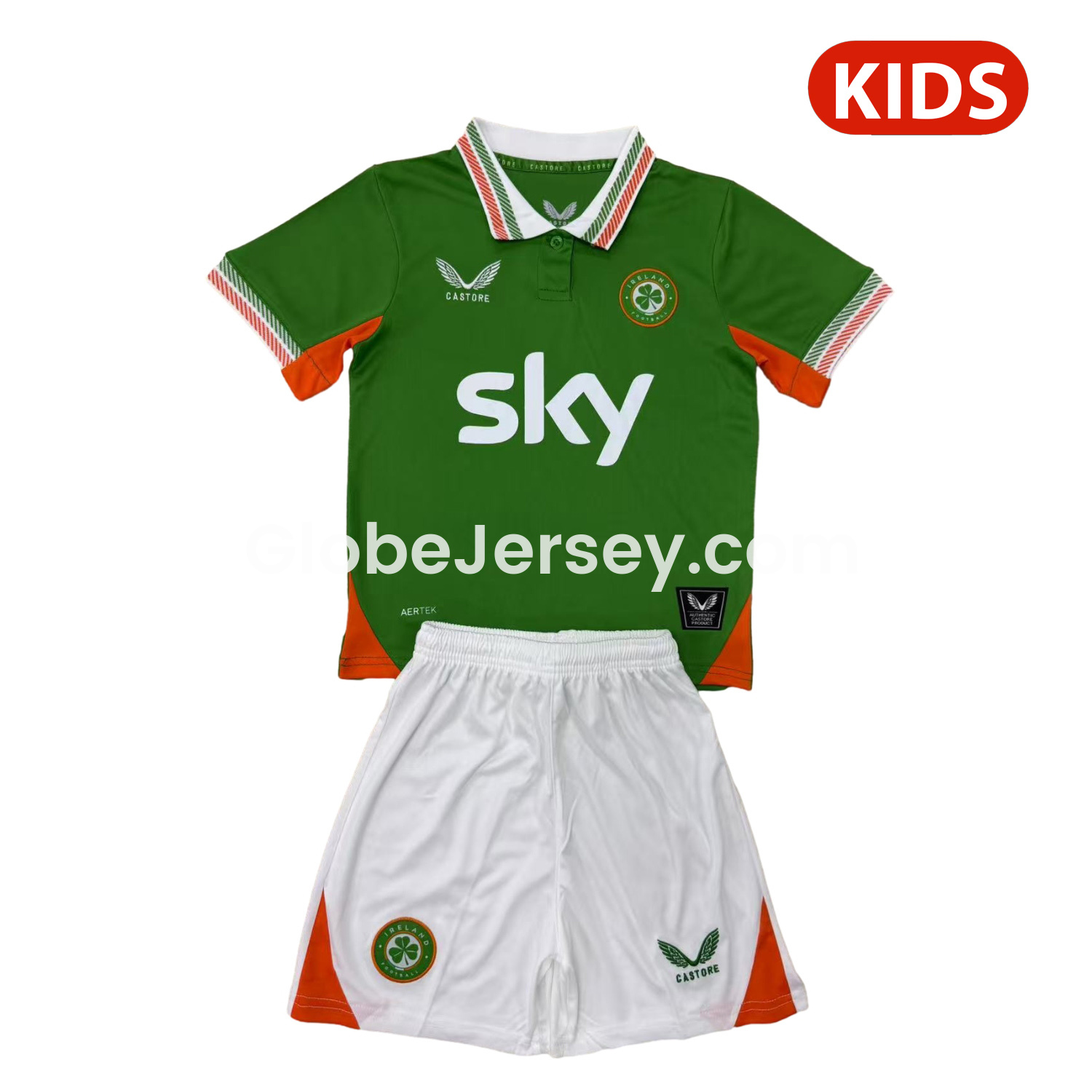 GlobeJersey-Ireland 25-26 Home Kids Kit