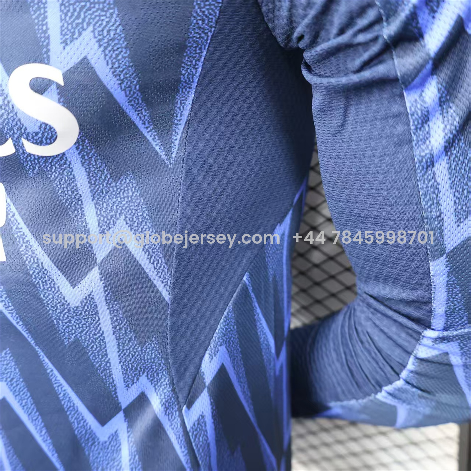 GlobeJersey-Arsenal 25-26 Away Long Blue Jersey - Player Version