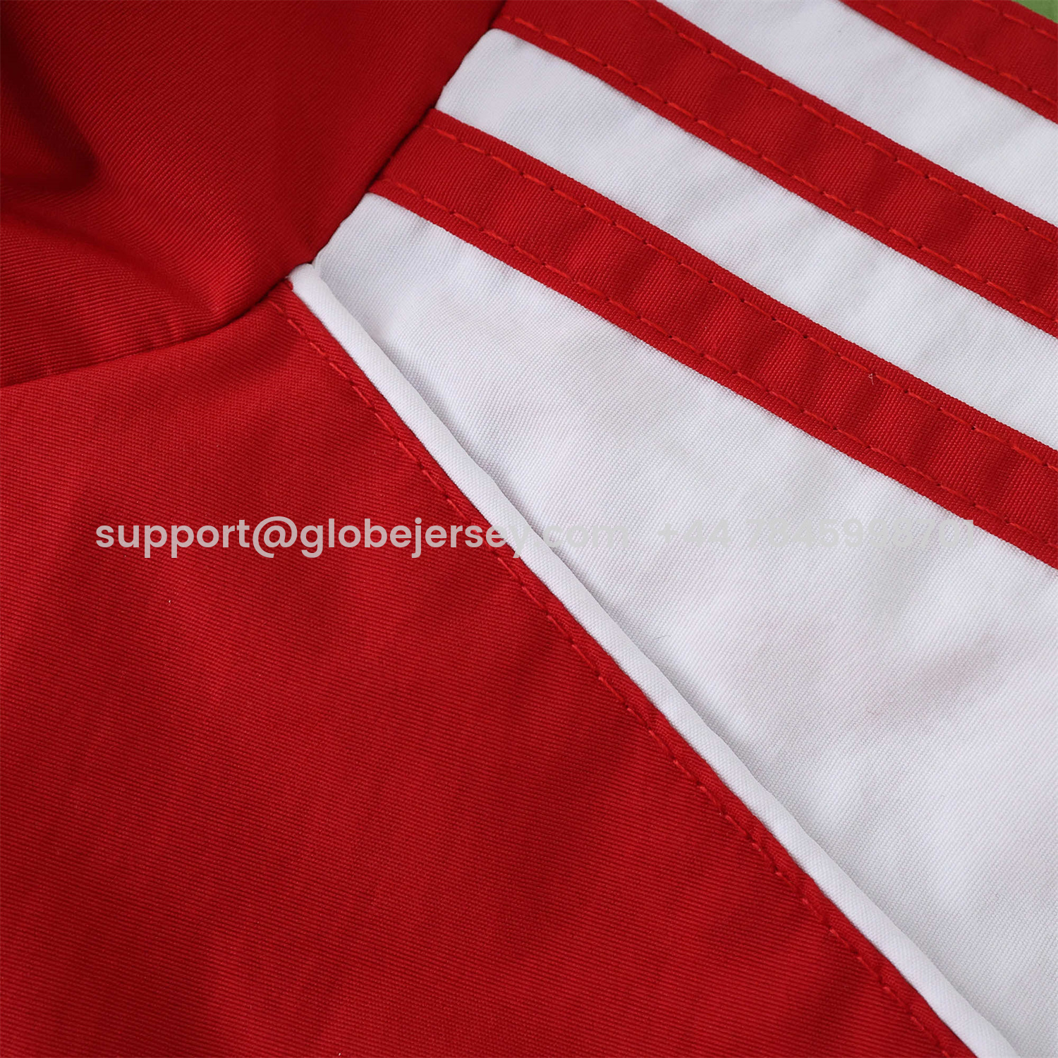 GlobeJersey-Arsenal 25-26 Throwback Windbreaker Jacket - Red