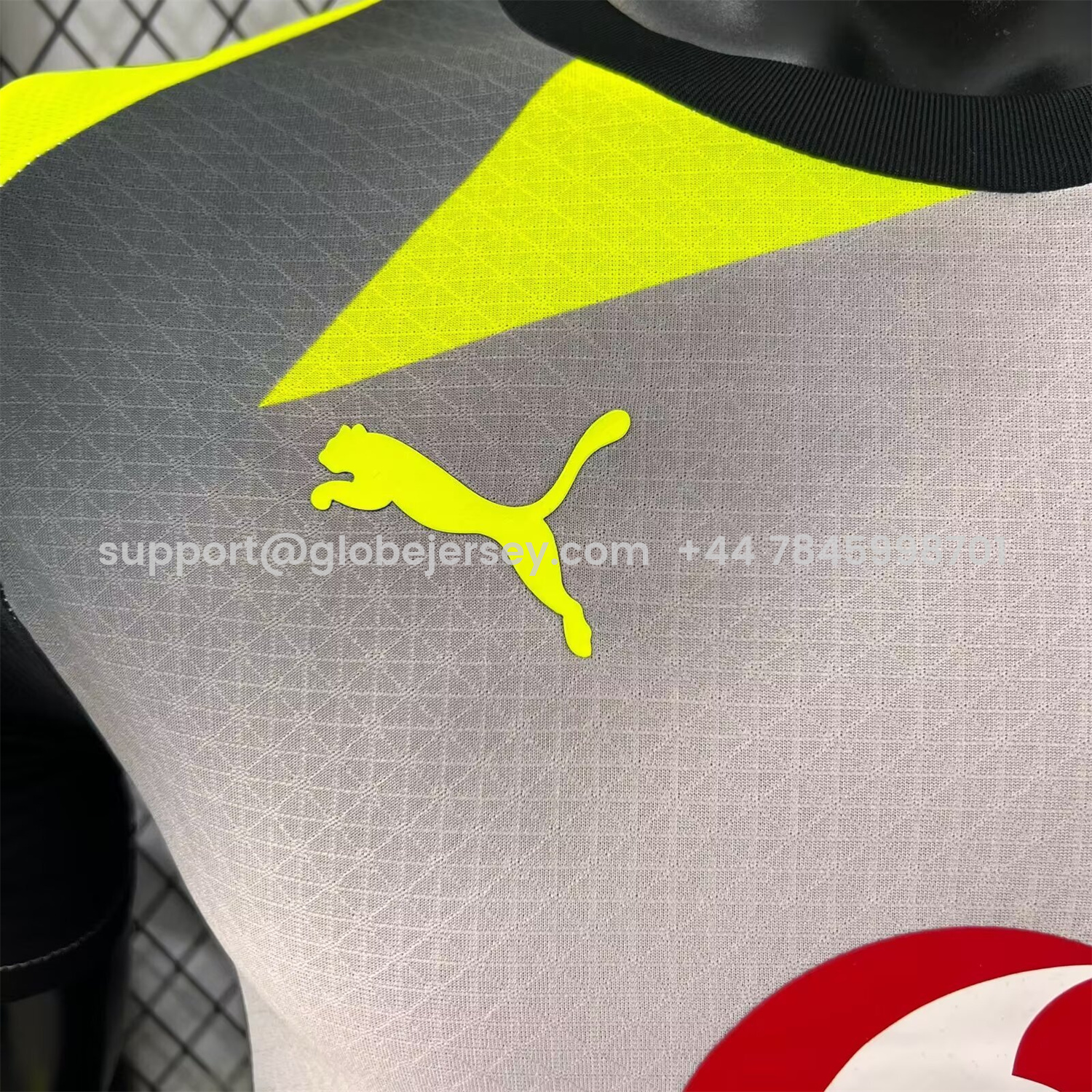 GlobeJersey-Dortmund 25-26 Away Silver Mist Jersey - Player Version