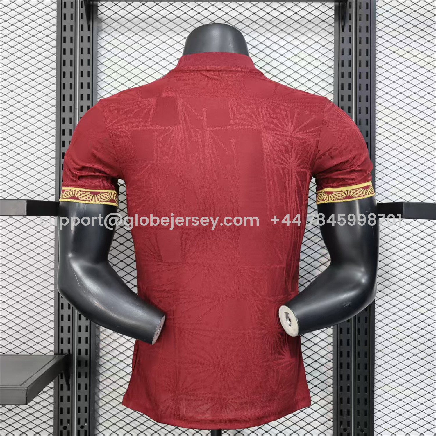 GlobeJersey-Mexico 2025 Round Logo Red Special Edition Jersey - Player Version