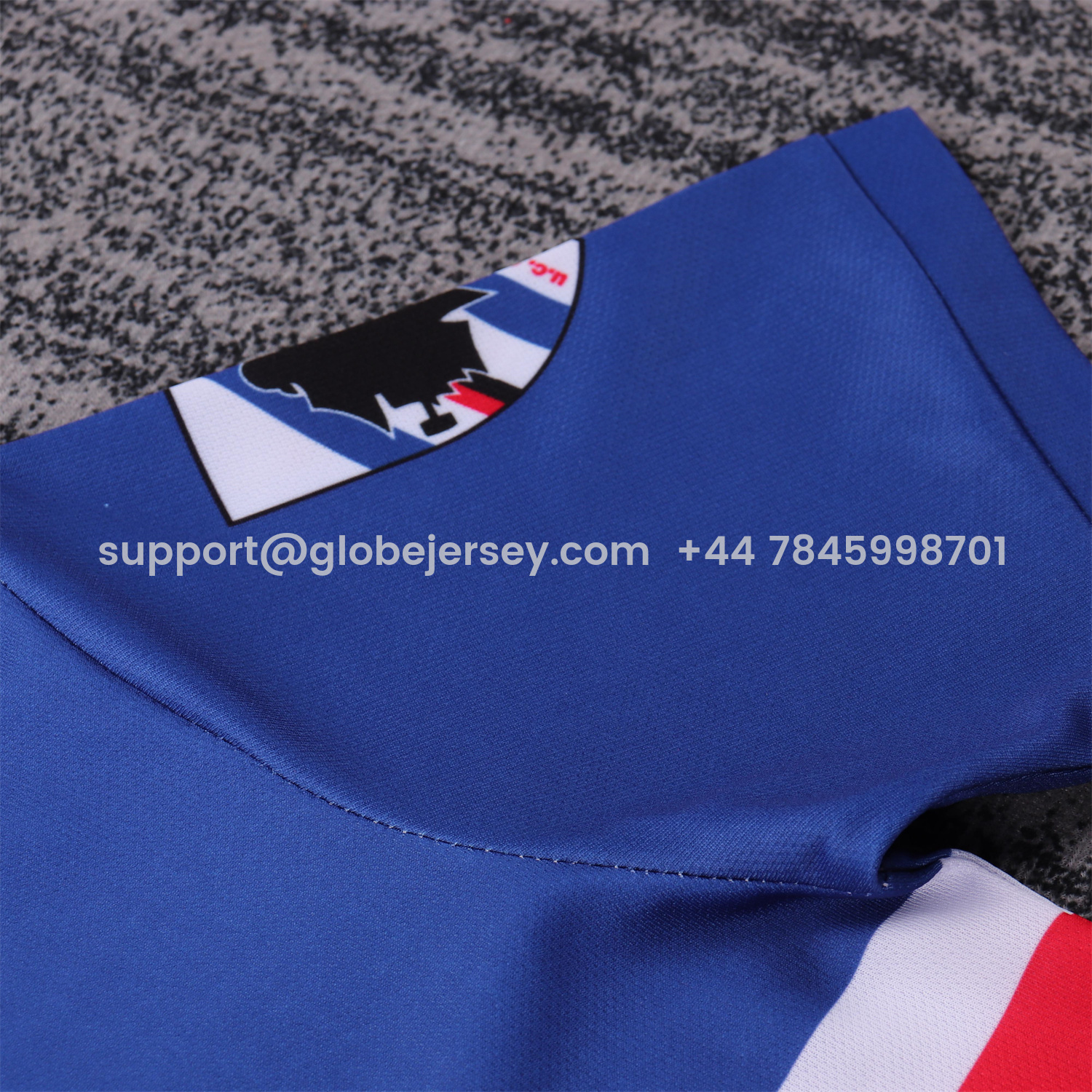 GlobeJersey-Retro Sampdoria 1990-91 Home Kids Kit