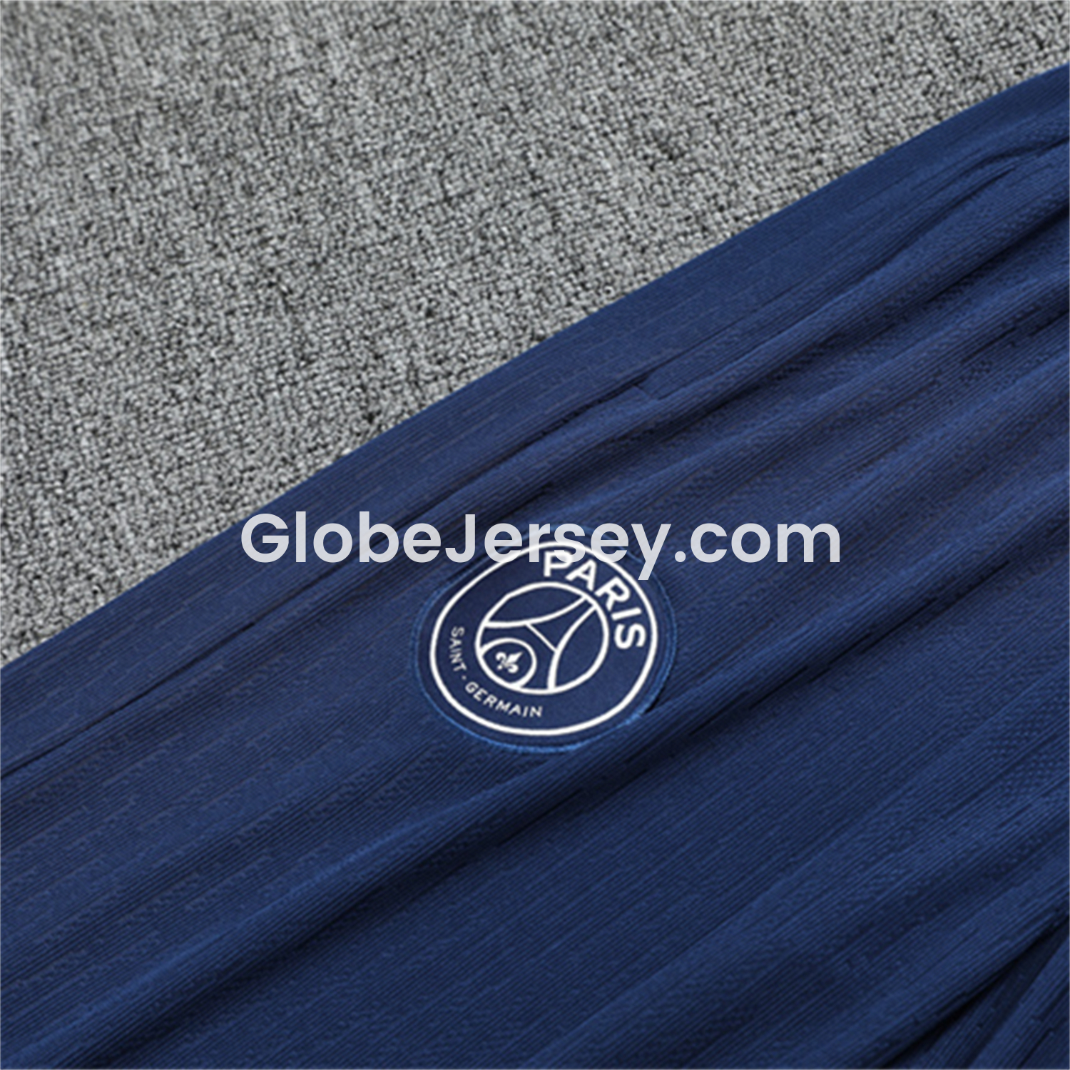 GlobeJersey-Paris Saint-Germain PSG 25-26 Long Sleeve Training Set - JD White Wing Royal Blue Top and Pants