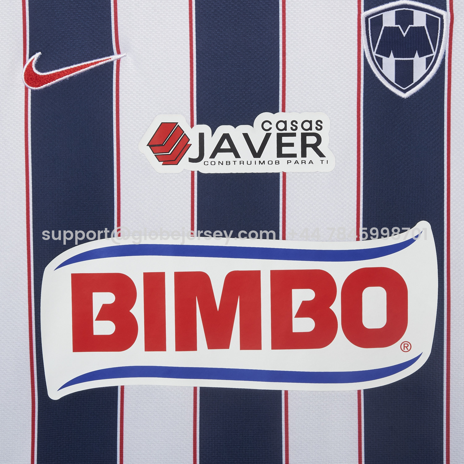 GlobeJersey-Retro Rayados Monterrey 09-10 Home Jersey