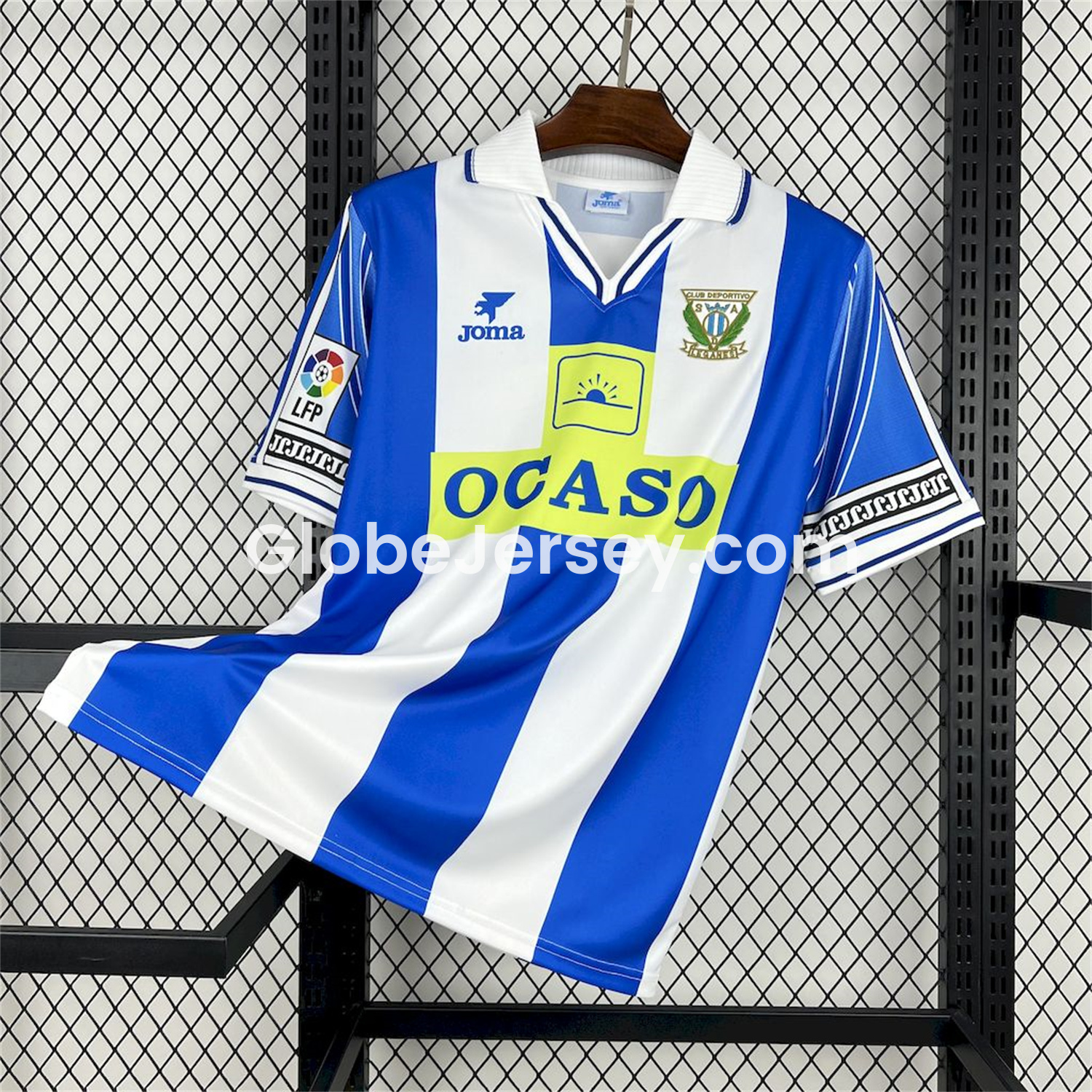 GlobeJersey-Retro CD Leganés 1998-00 Home Jersey
