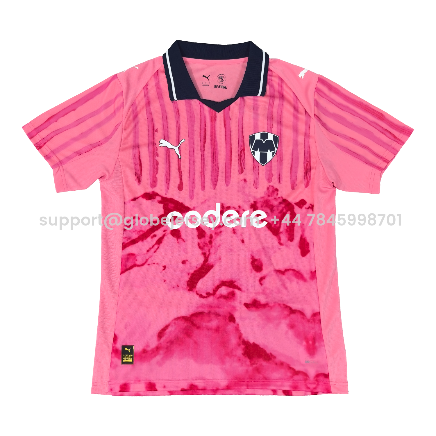 GlobeJersey-Rayados Monterrey 25-26 Club World Cup Pink GK Goalkeeper Jersey - Fans Version