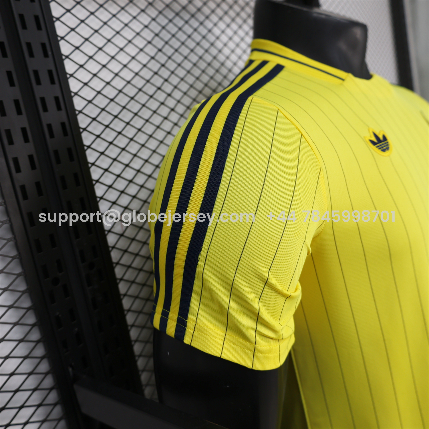 GlobeJersey-Al Nassr Riyadh Victory 25-26 Terrace Icon Retro Casual Style Yellow Jersey - Player Version