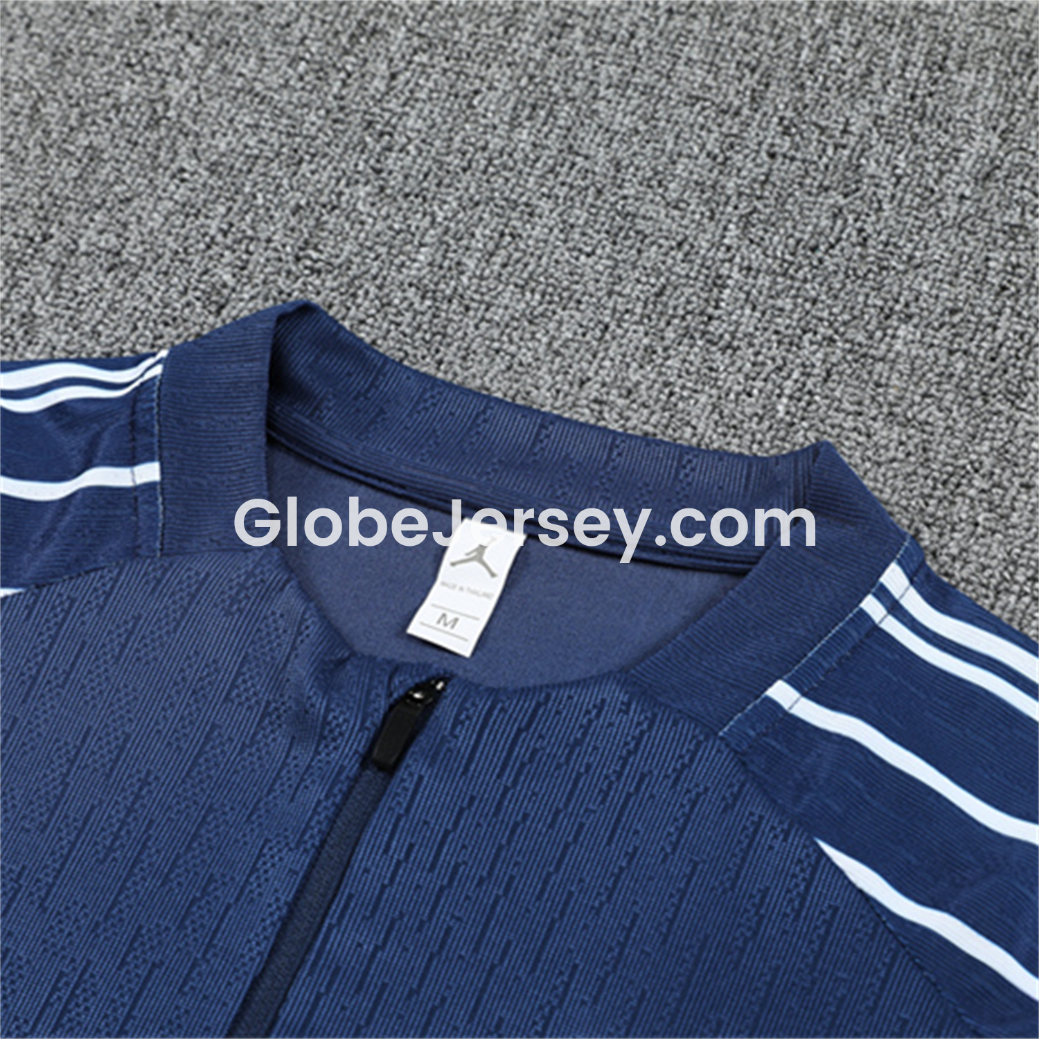 GlobeJersey-Paris Saint-Germain PSG 25-26 Long Sleeve Training Set - JD White Wing Royal Blue Top and Pants