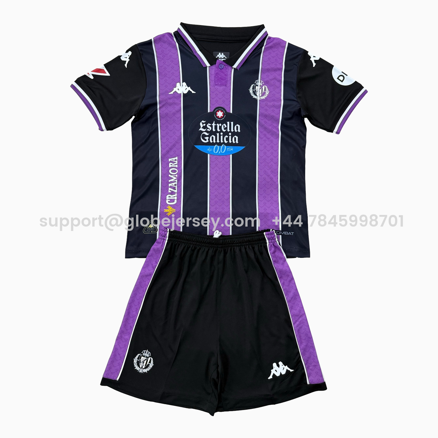GlobeJersey-Valladolid 25-26 Away Kids Kit