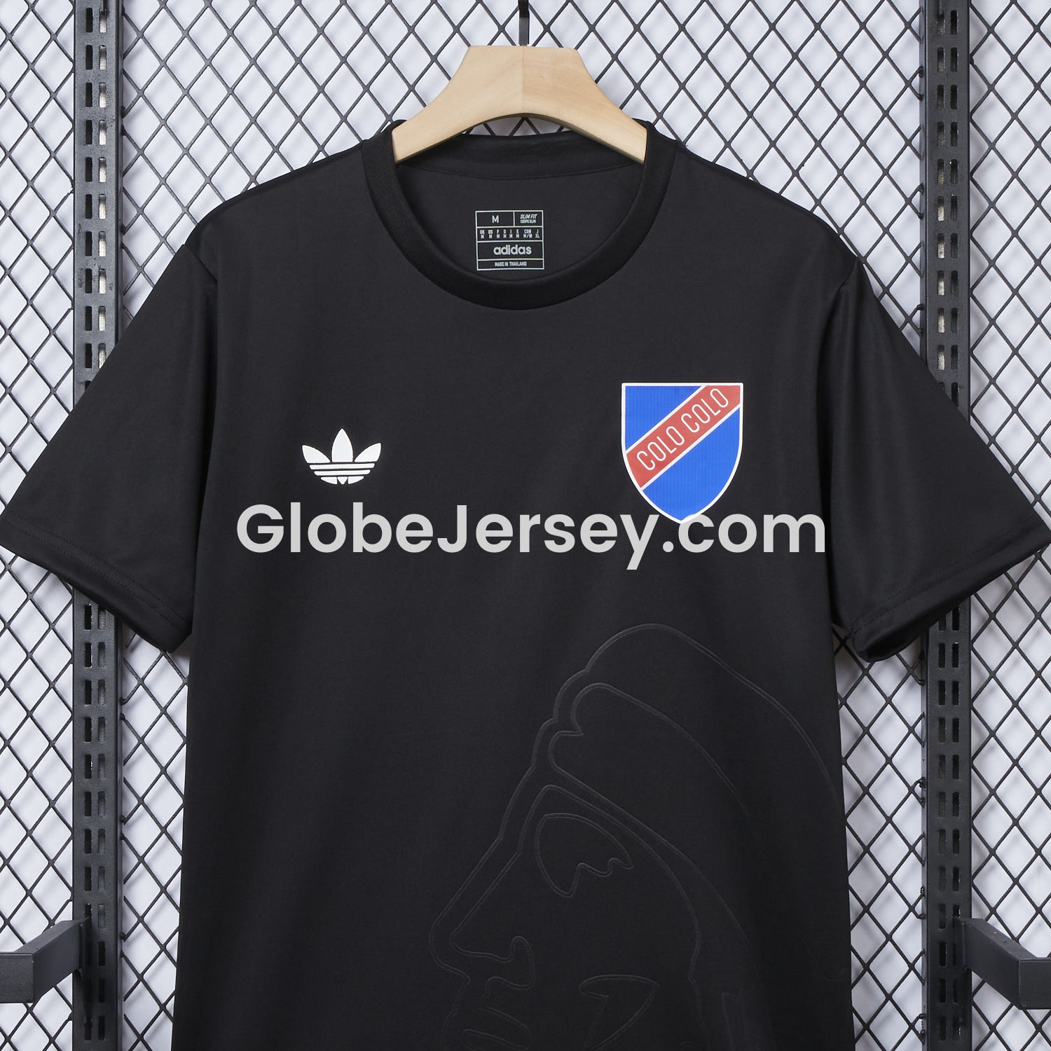 GlobeJersey-Colo Colo 25-26 100th Anniversary Pure Black Special Jersey - Fans Version