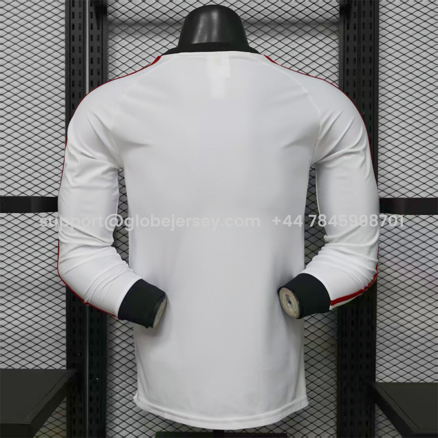 GlobeJersey-Manchester United 26-27 White Casual Long Sleeves Jersey - Player Version