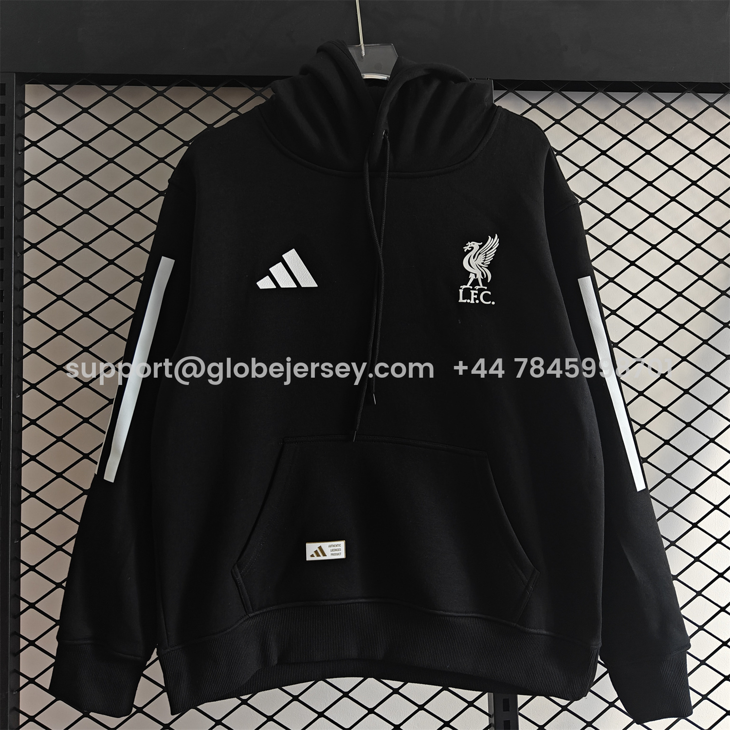 GlobeJersey-Liver.pool 25-26 Home Unisex Pullover Hoodie