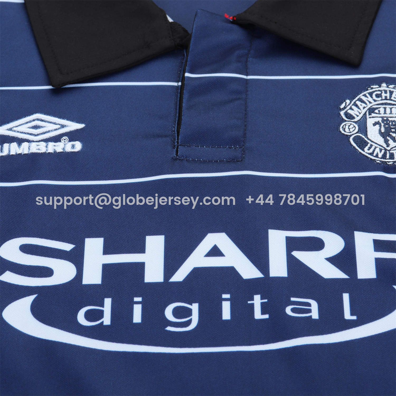 GlobeJersey-Retro Manchester United 1999-00 Away Kids Kit